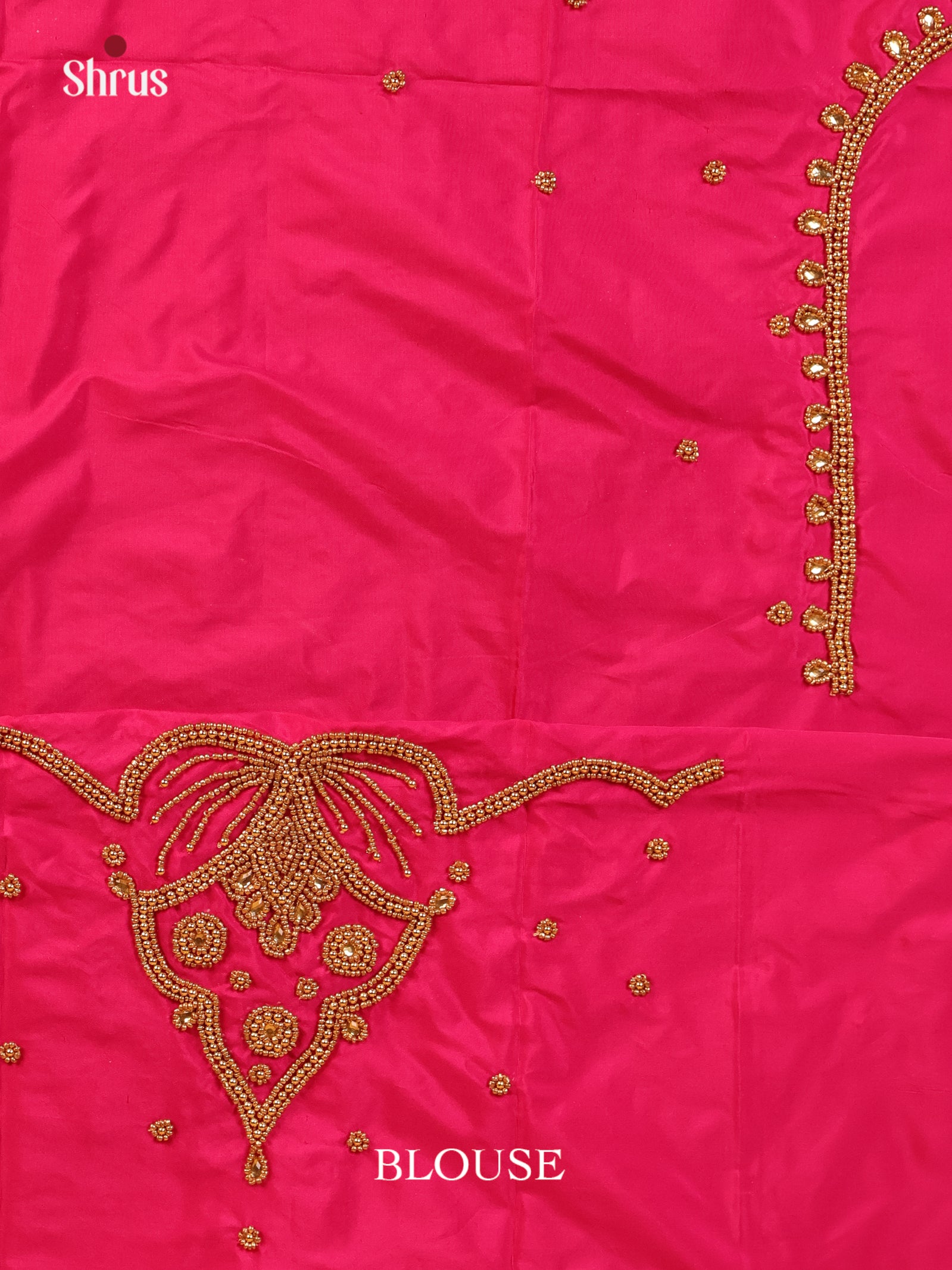 Pink- Aari Blouse - Shop on Shrus.com