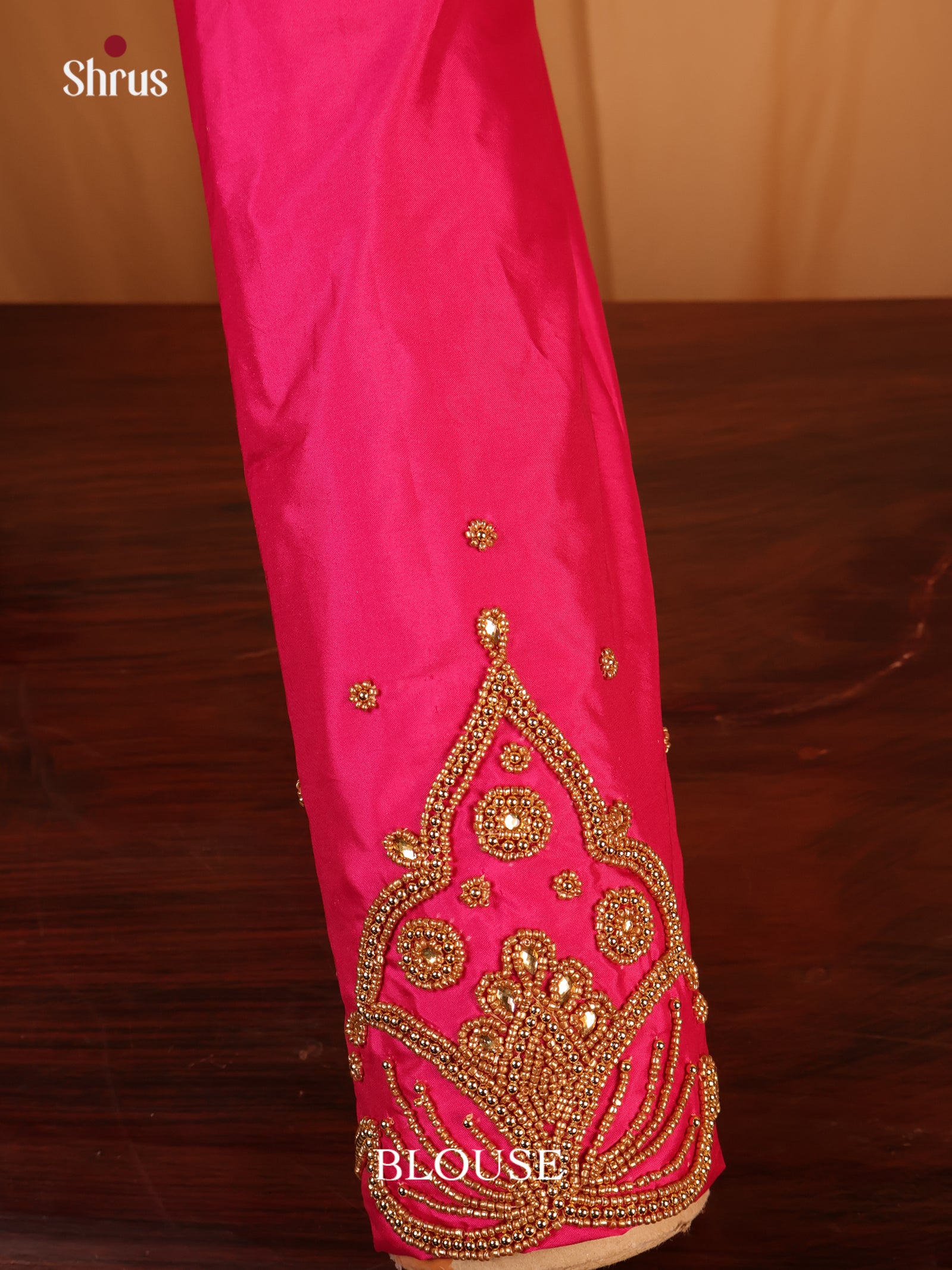 Pink- Aari Blouse - Shop on Shrus.com