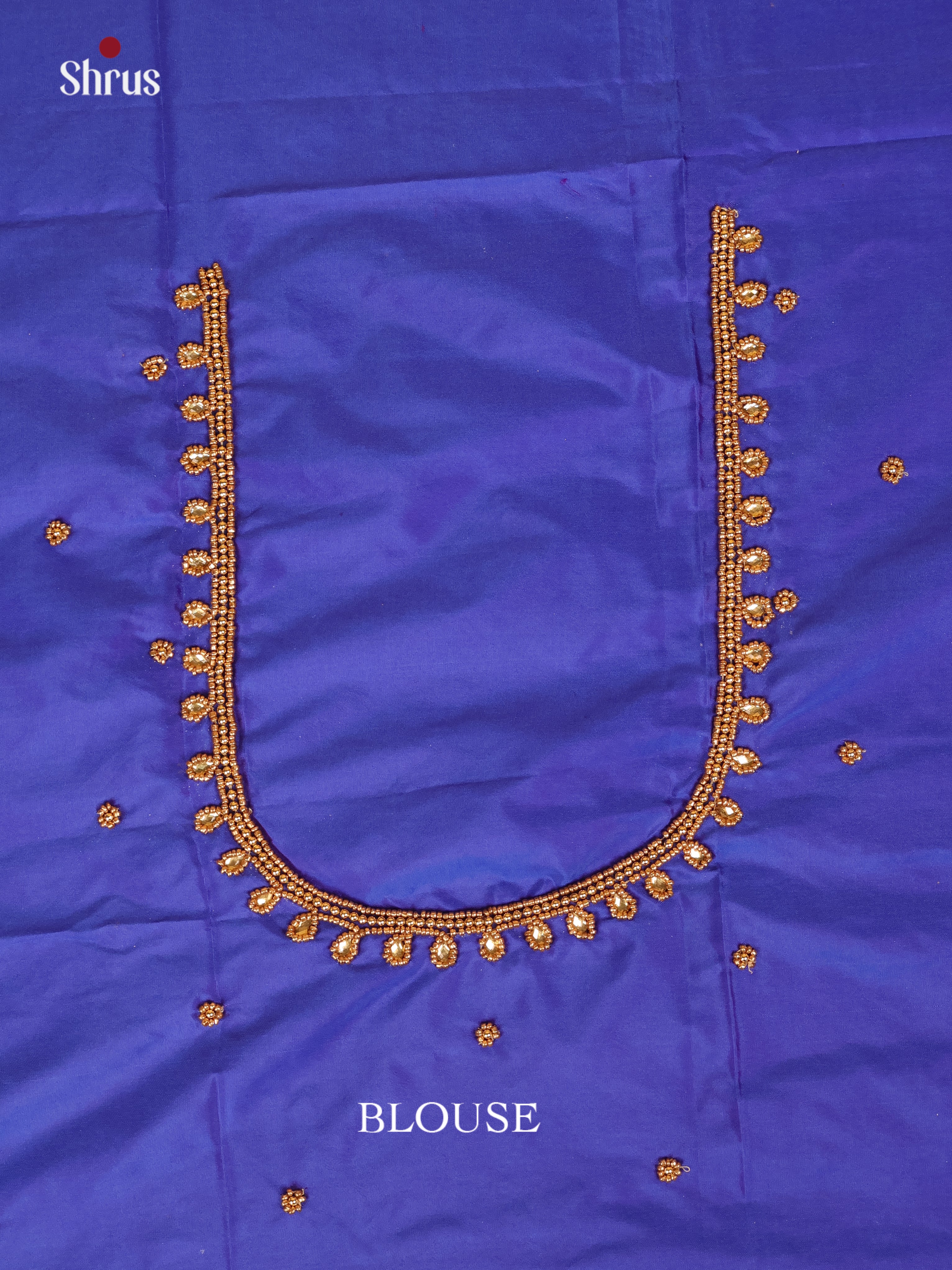 Purple - Aari Blouse - Shop on Shrus.com