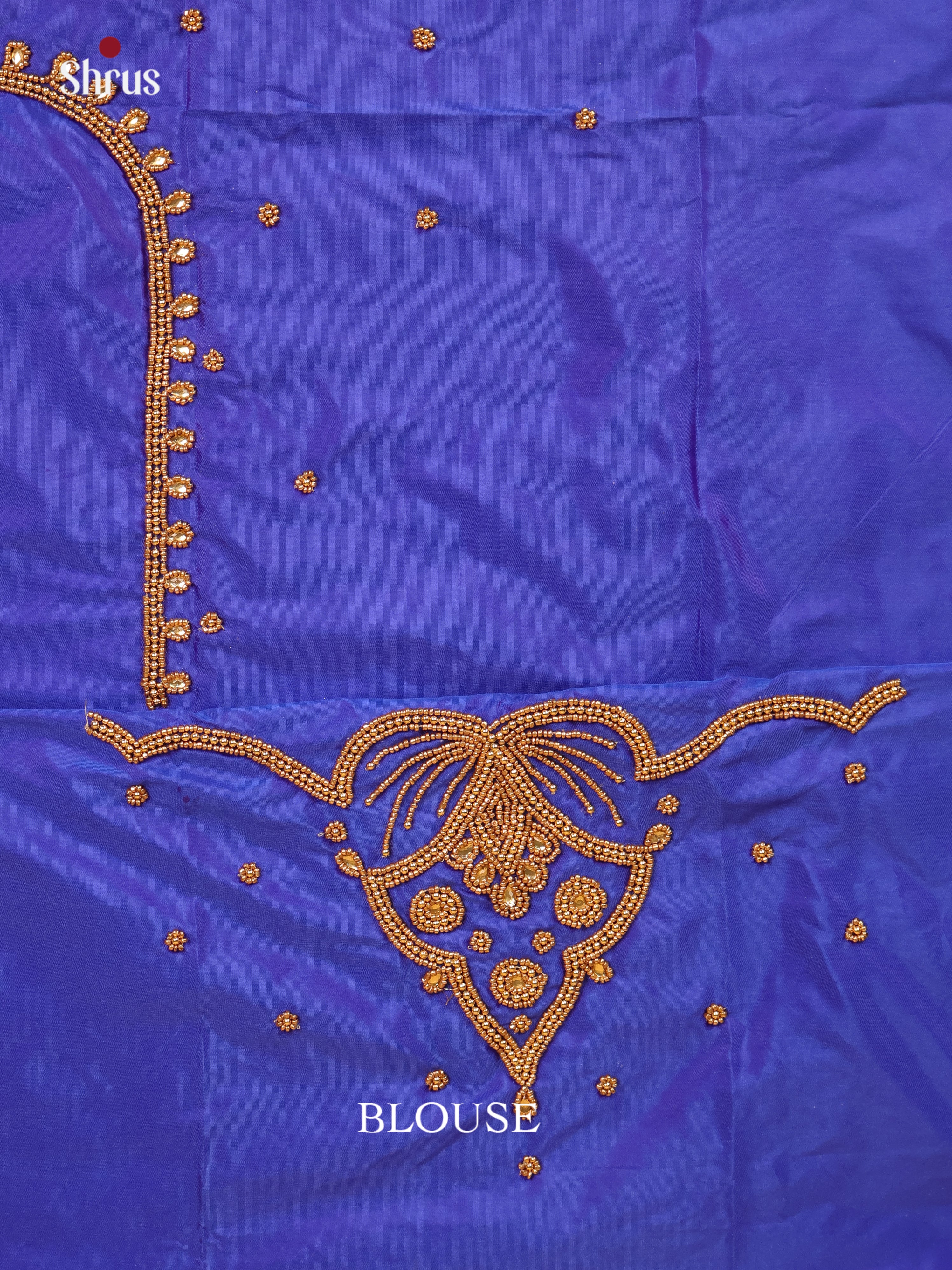 Purple - Aari Blouse - Shop on Shrus.com