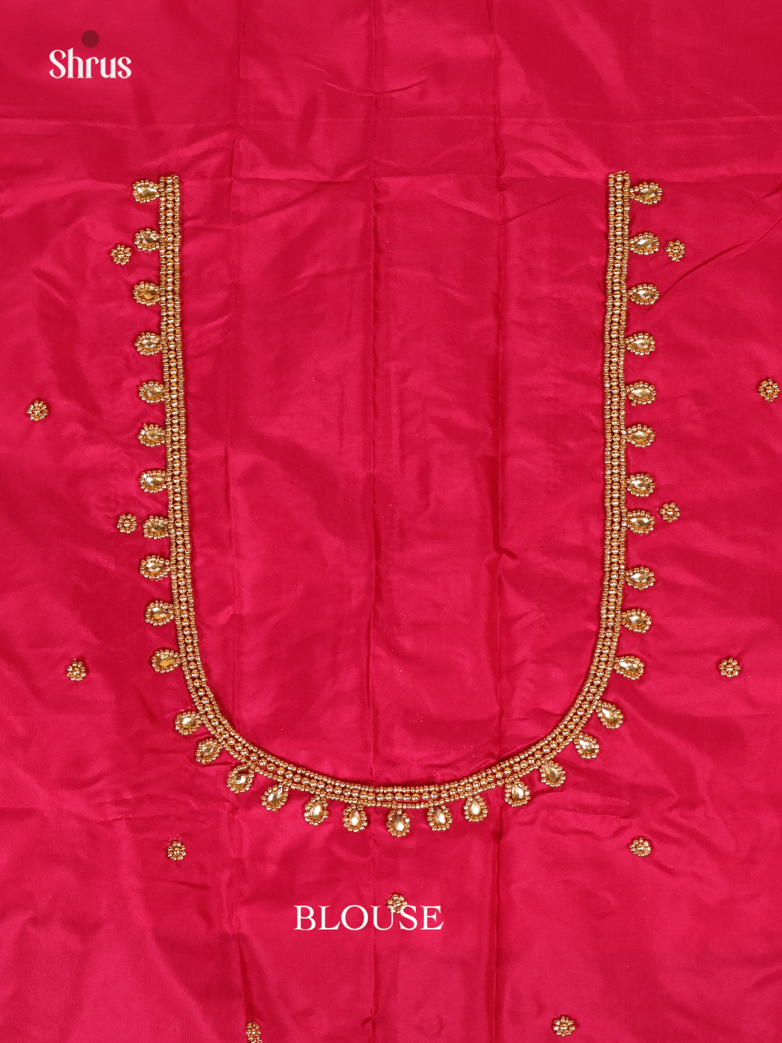 Pink - Aari Blouse - Shop on Shrus.com