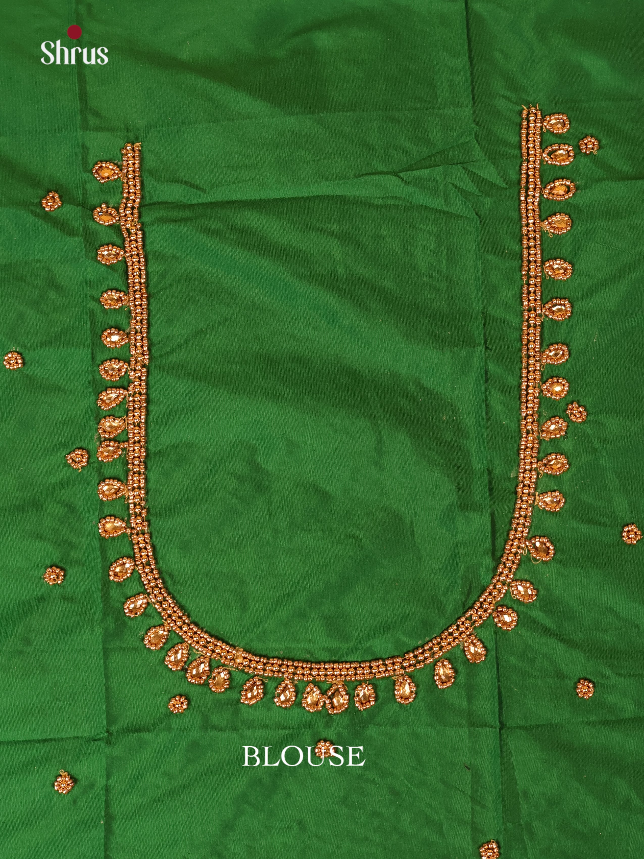 Green - Aari Blouse - Shop on Shrus.com