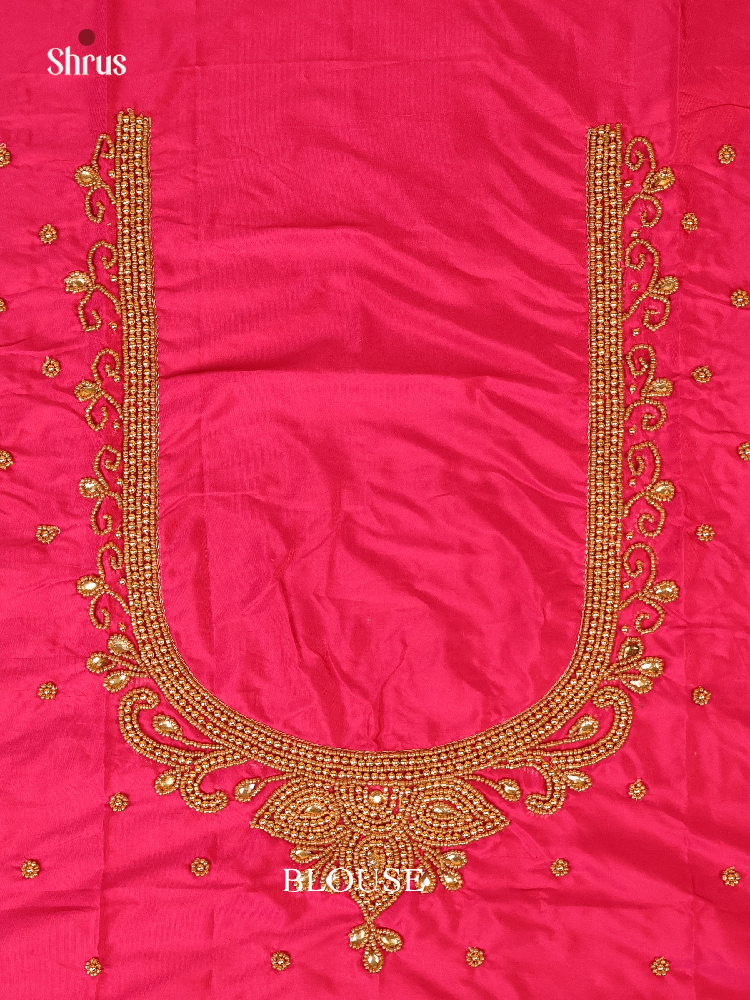 Pink - Aari Blouse - Shop on Shrus.com