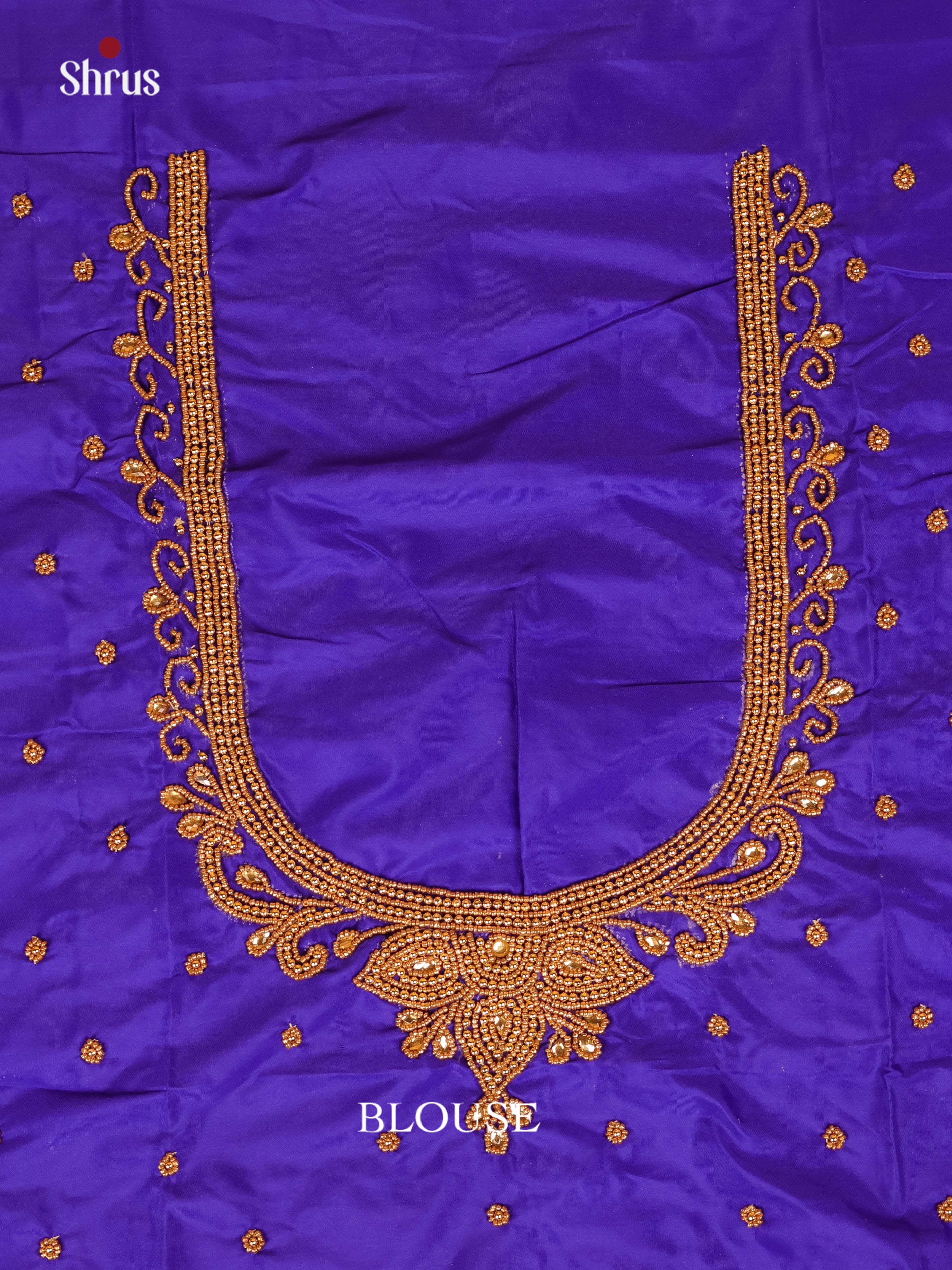 Purple - Aari Blouse - Shop on Shrus.com