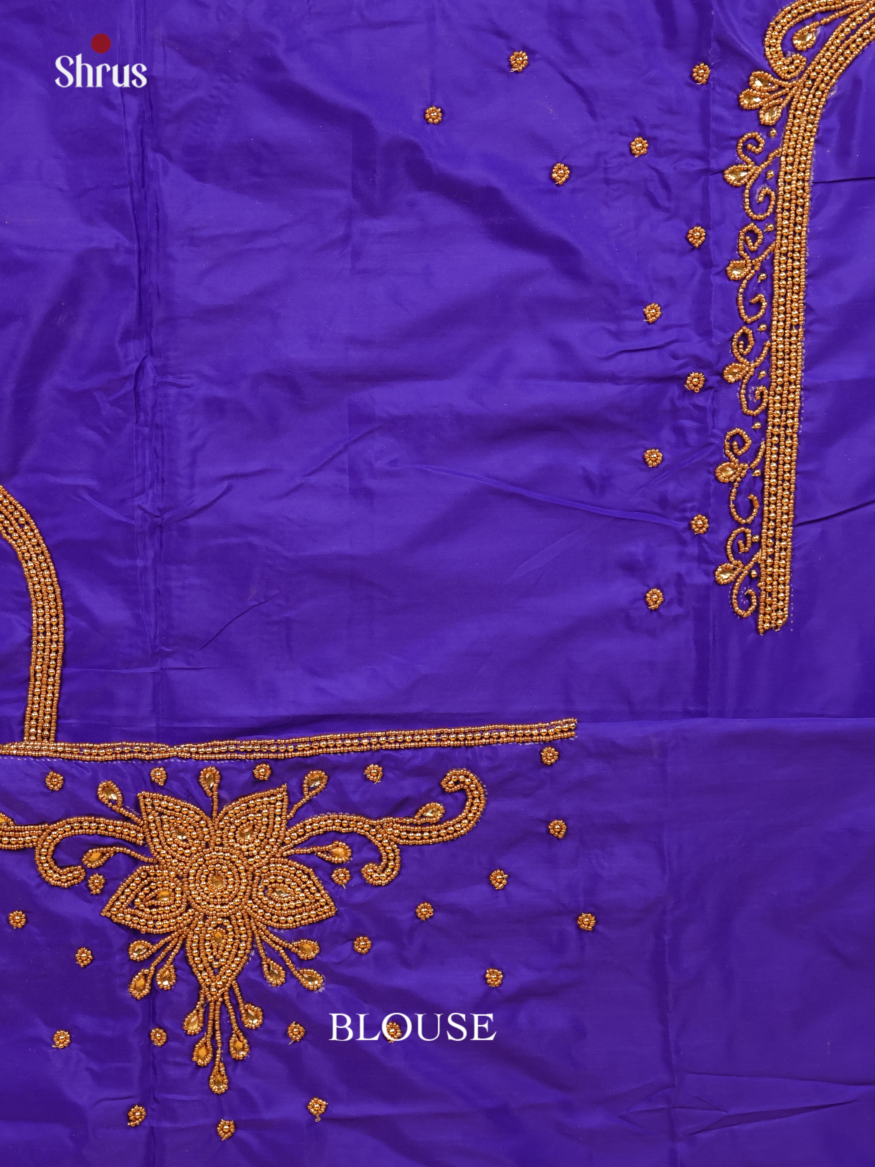 Purple - Aari Blouse - Shop on Shrus.com