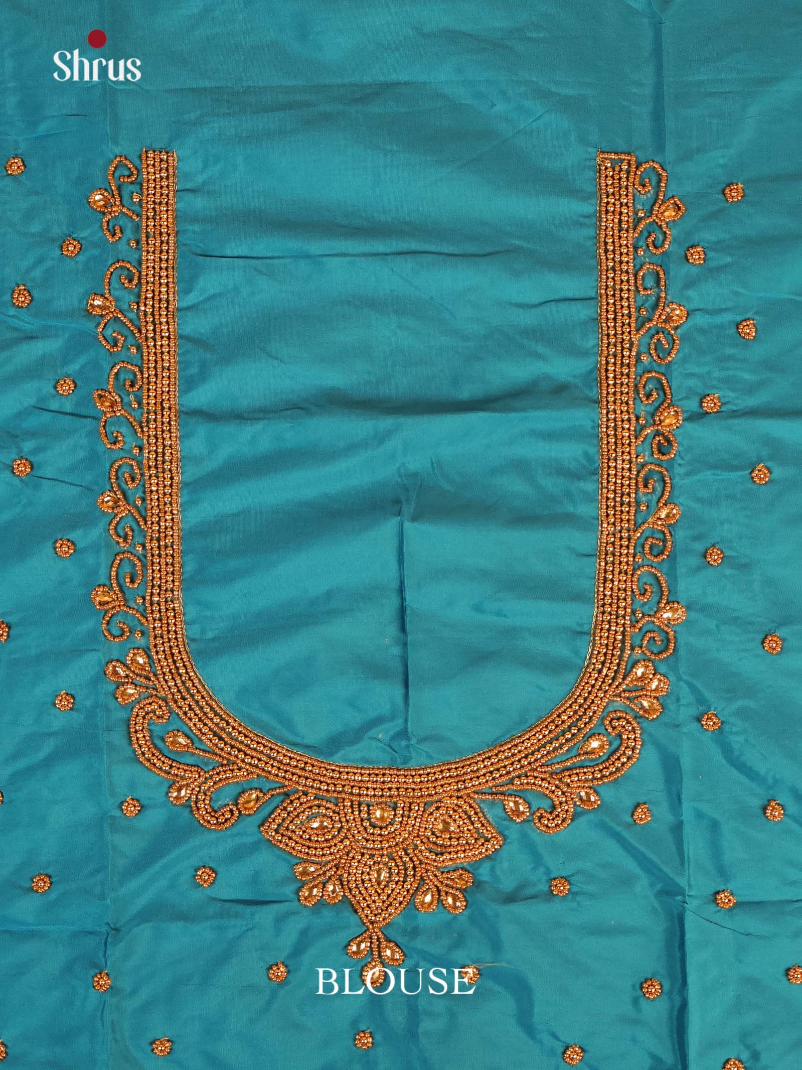 Teal - Aari Blouse - Shop on Shrus.com