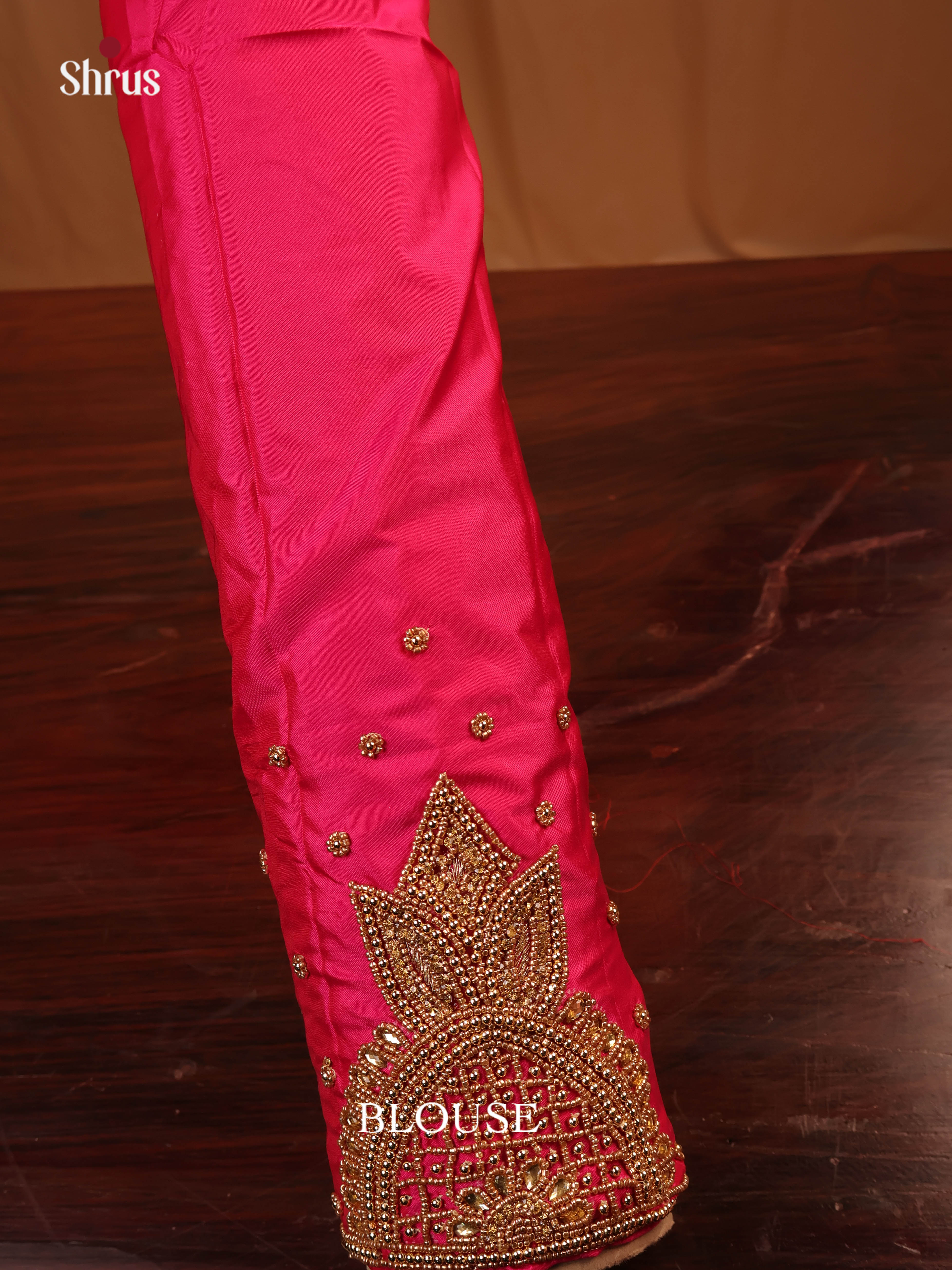 Maroon - Aari Blouse - Shop on Shrus.com