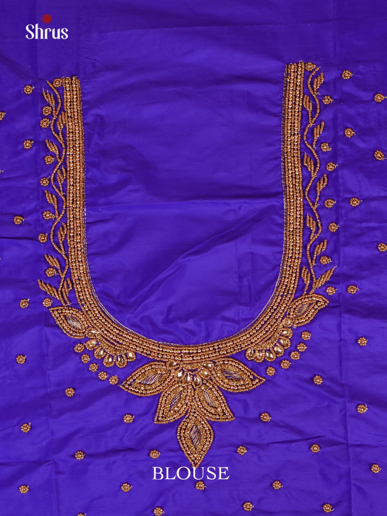 Blue - Aari Blouse - Shop on Shrus.com