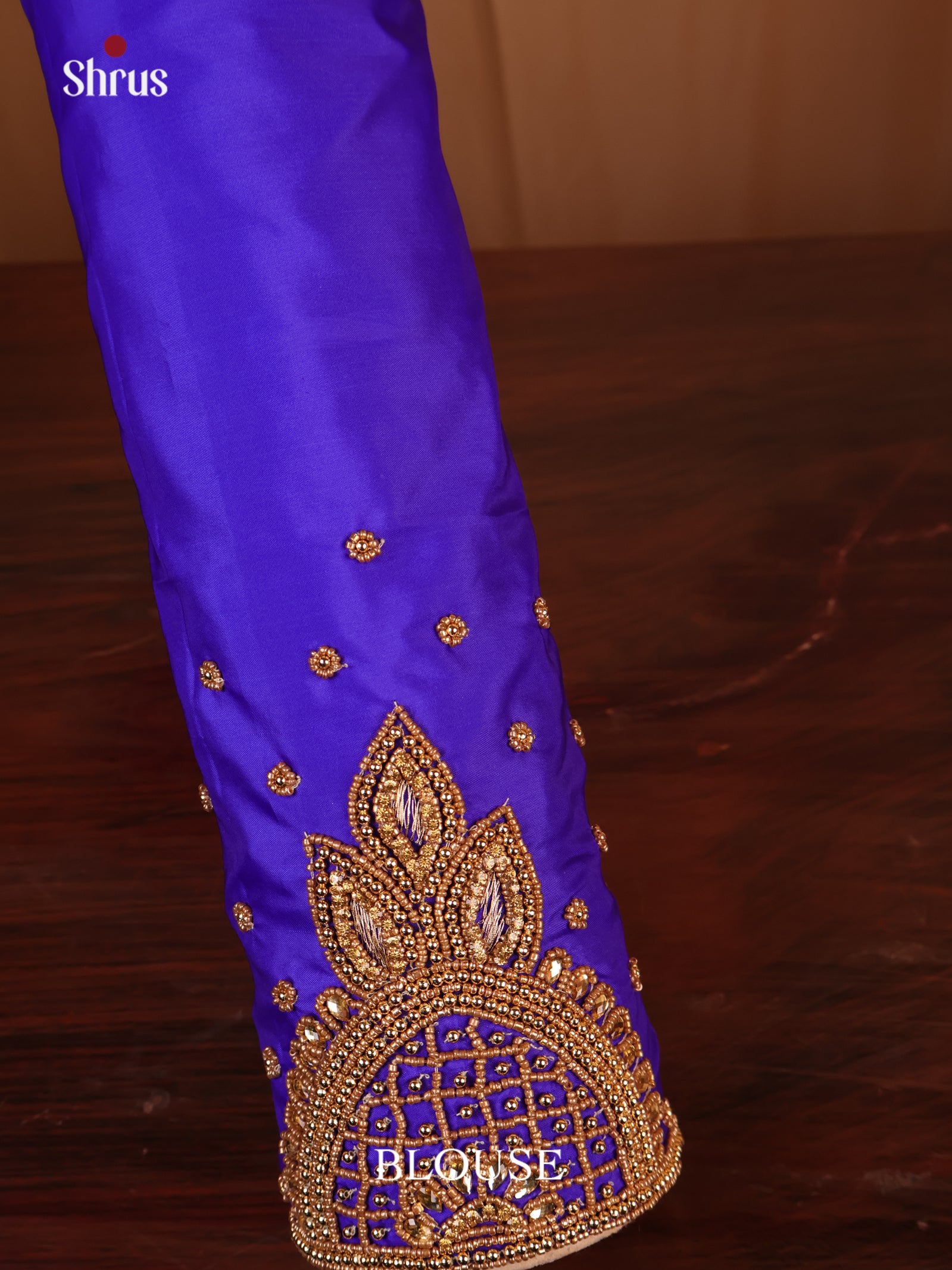 Blue - Aari Blouse - Shop on Shrus.com