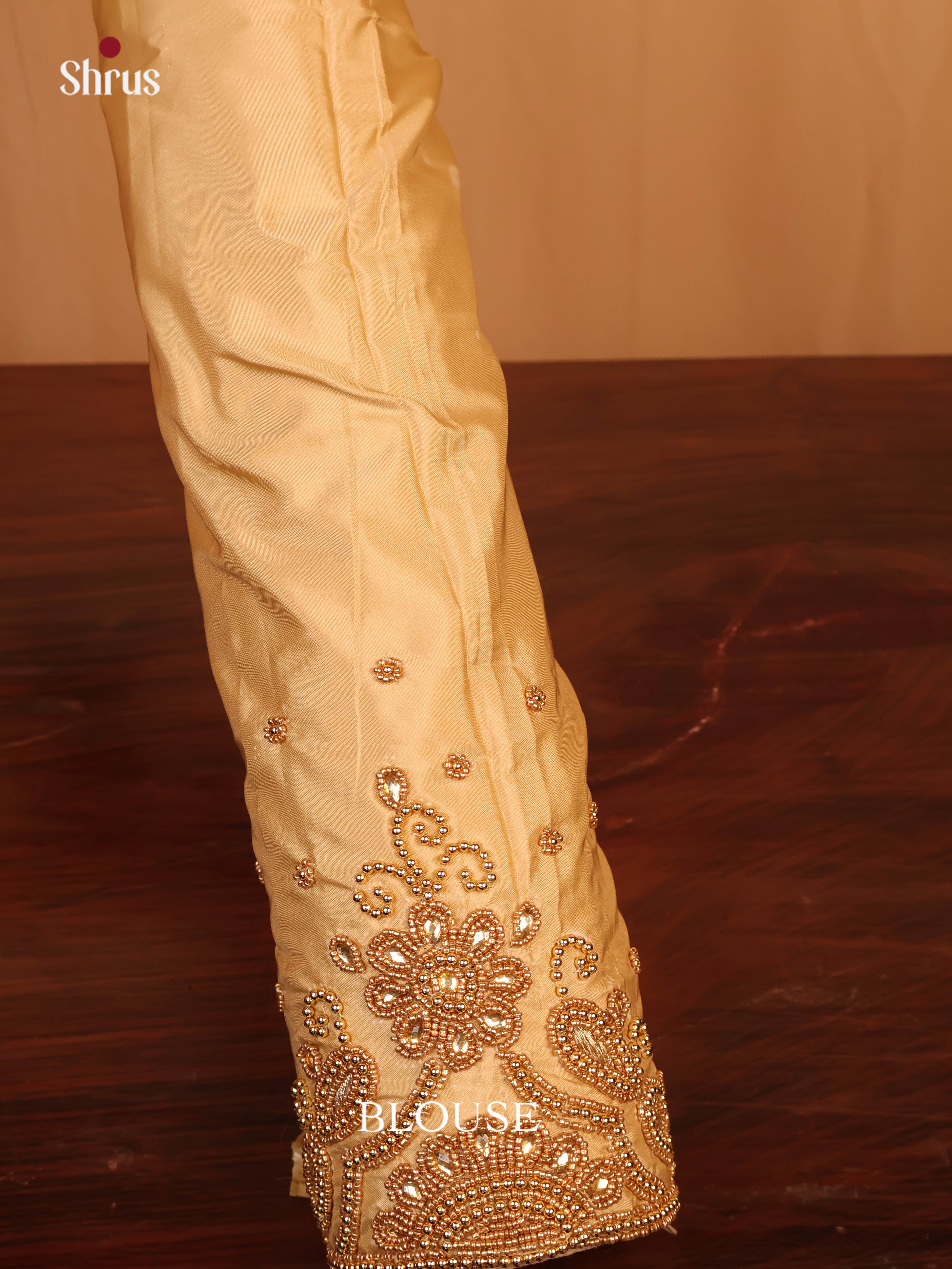 Cream - Aari Blouse - Shop on Shrus.com