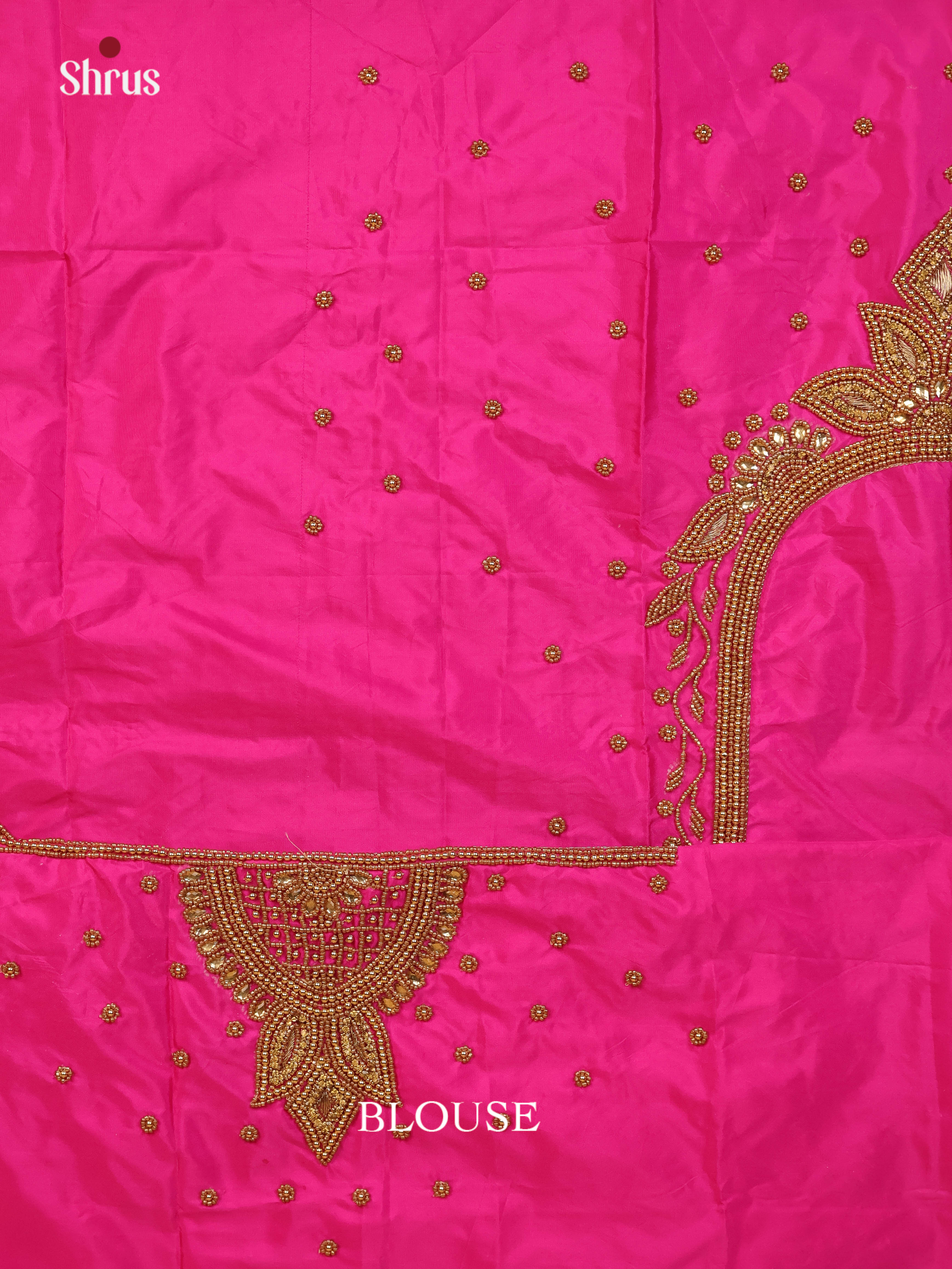 Pink - Aari Blouse - Shop on Shrus.com