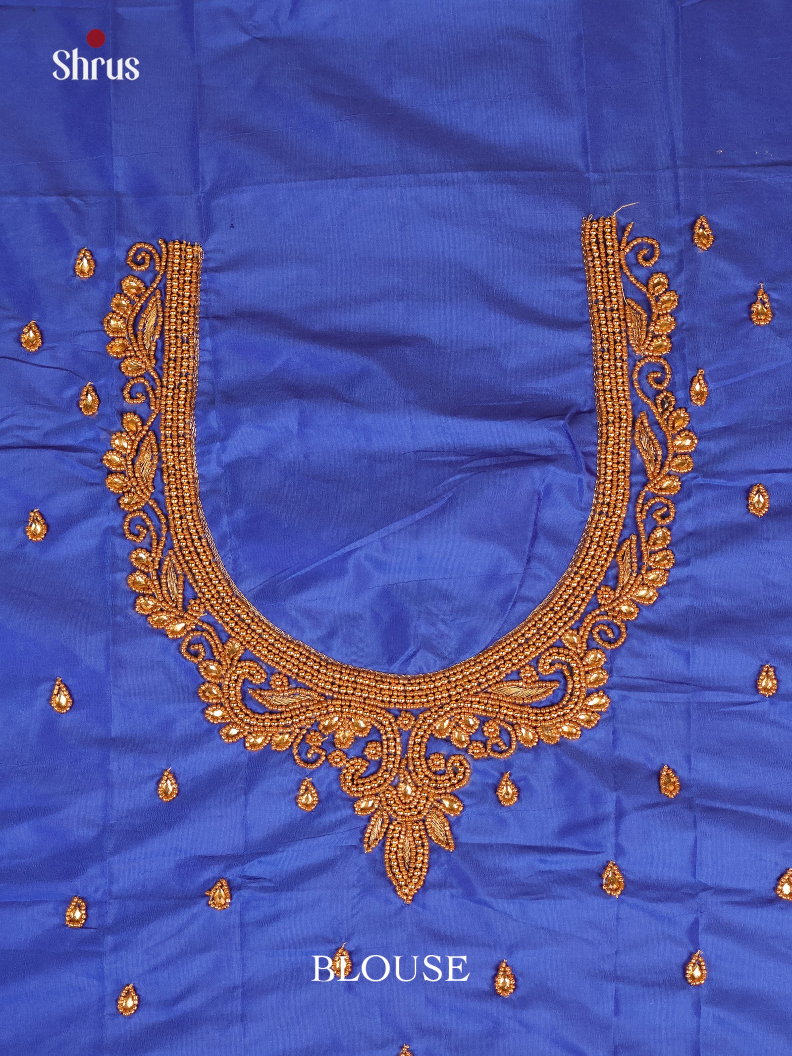 Blue - Aari Blouse - Shop on Shrus.com