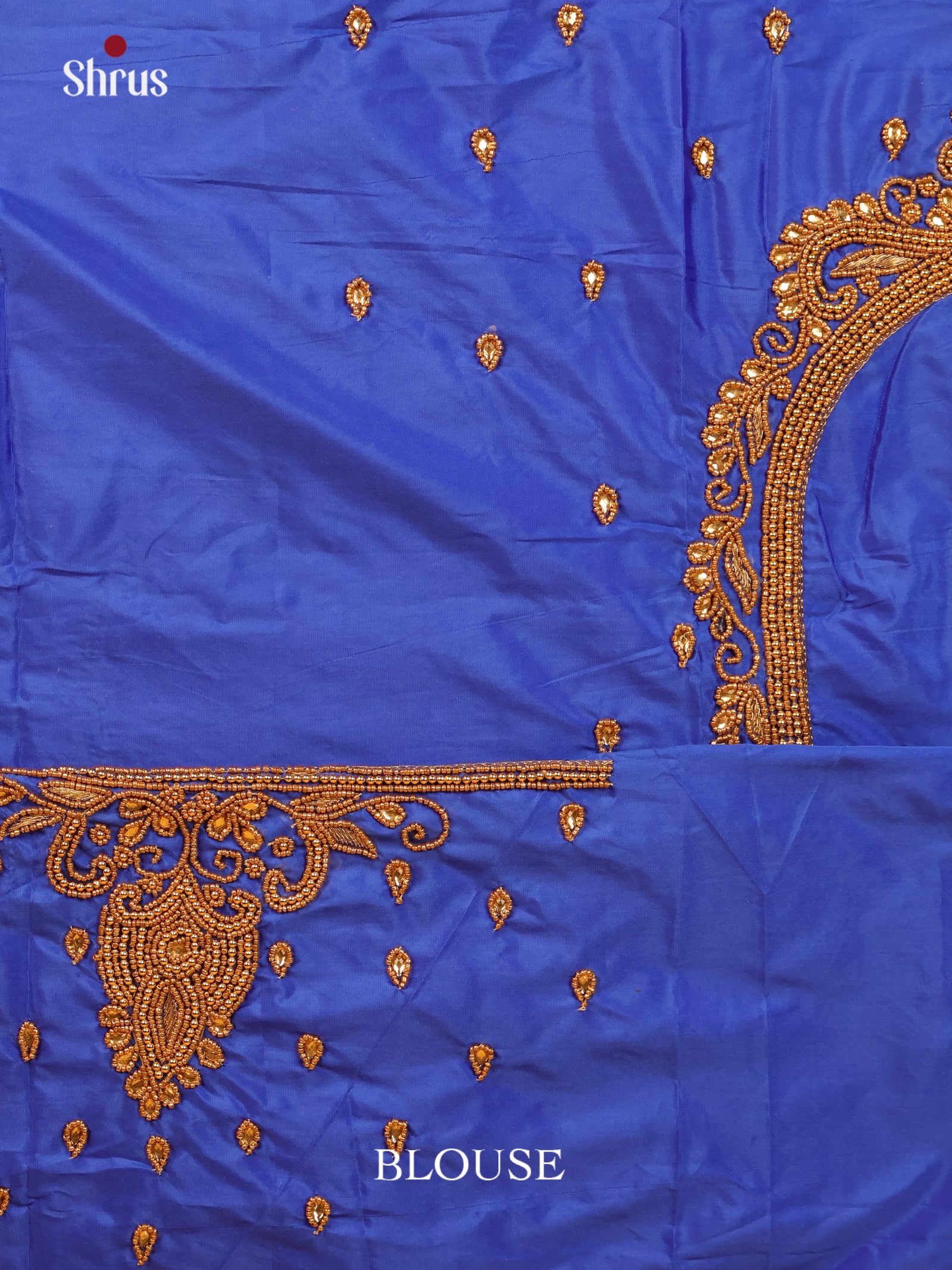 Blue - Aari Blouse - Shop on Shrus.com