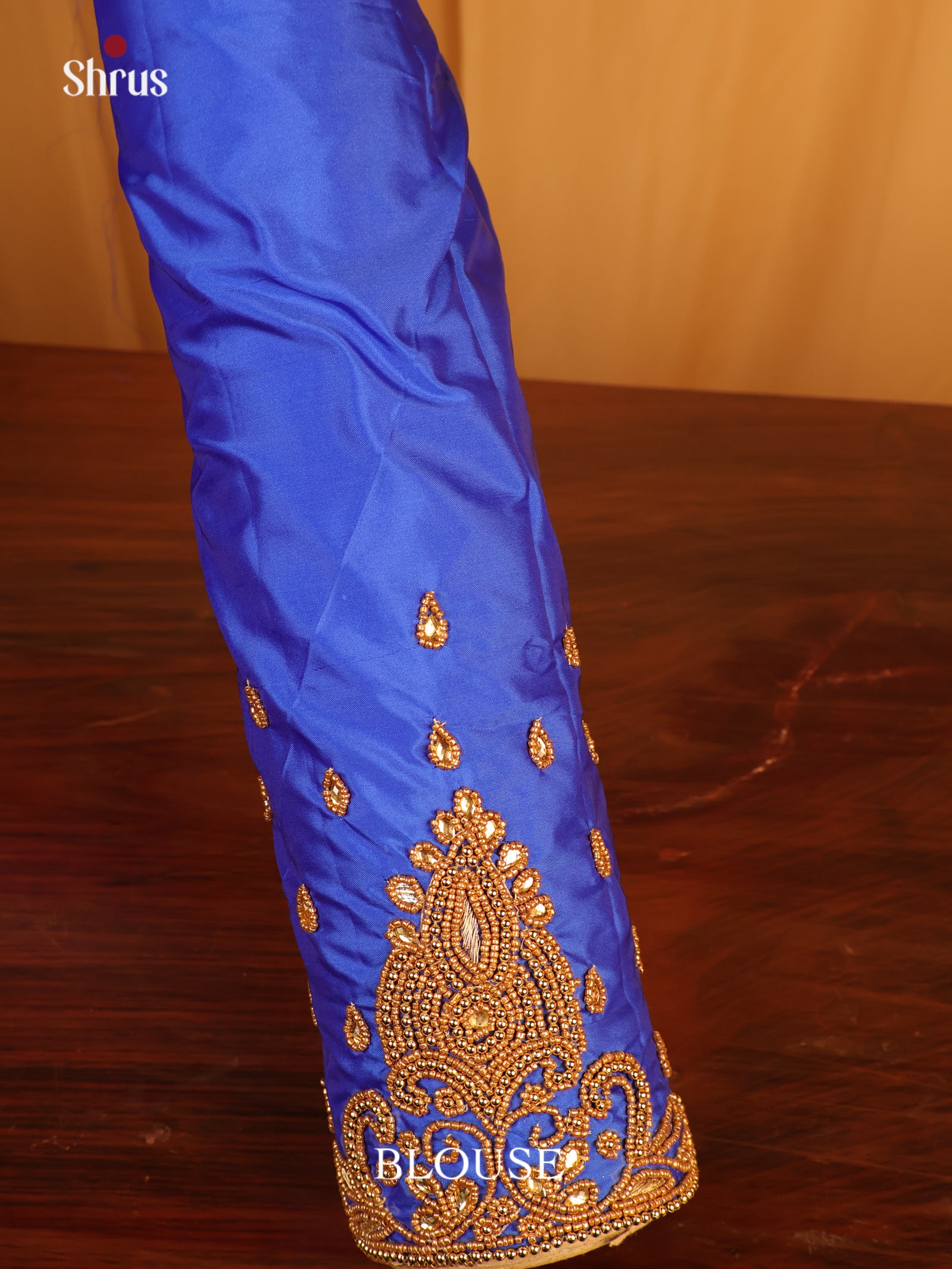 Blue - Aari Blouse - Shop on Shrus.com