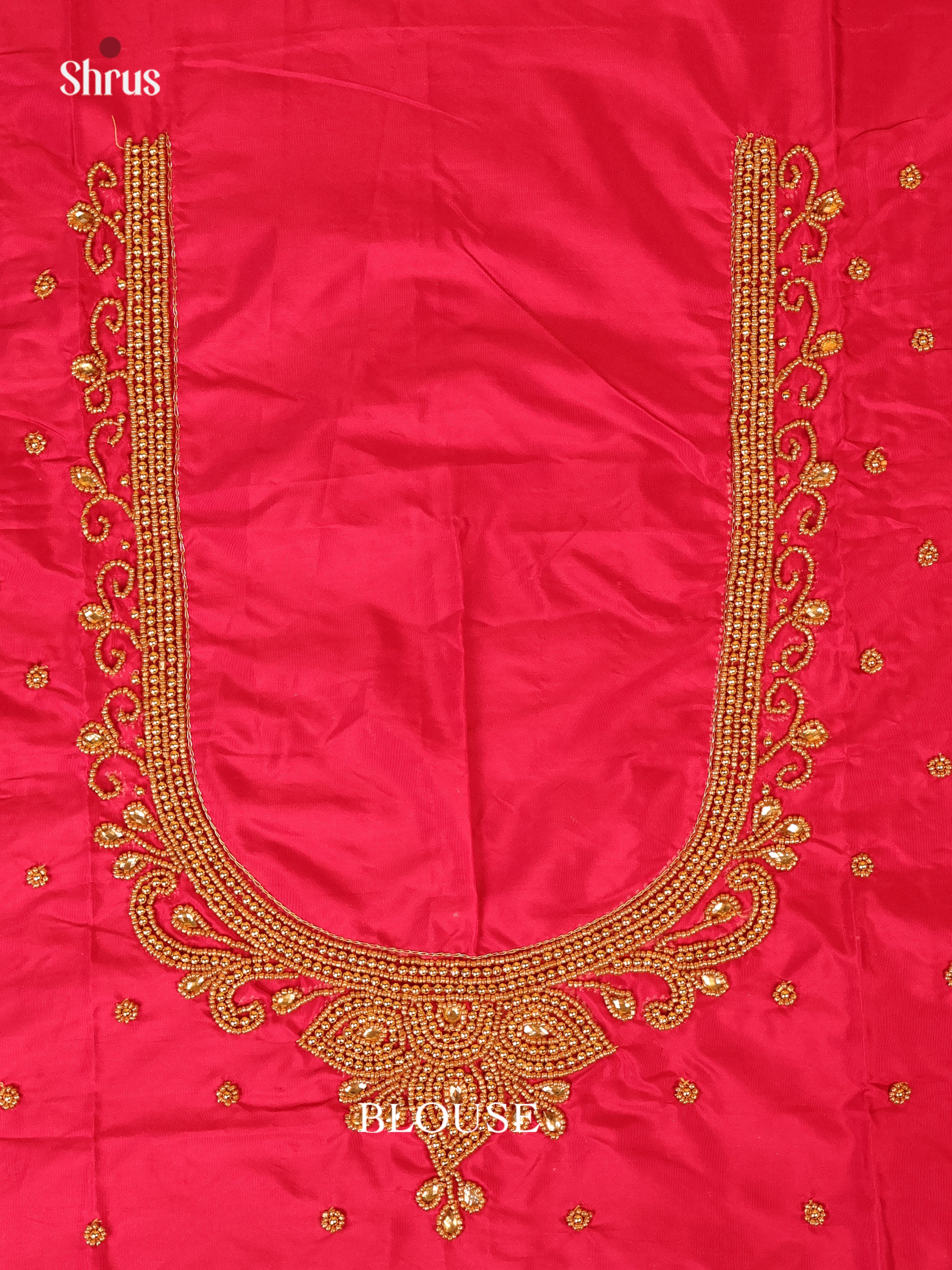 Pink - Aari Blouse - Shop on Shrus.com