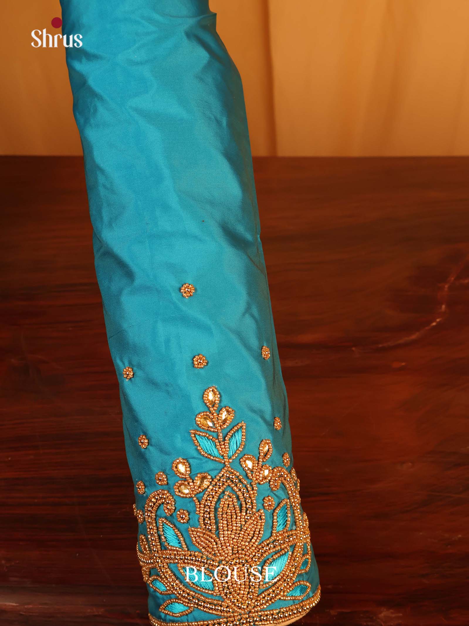 Teal- Aari Blouse - Shop on Shrus.com
