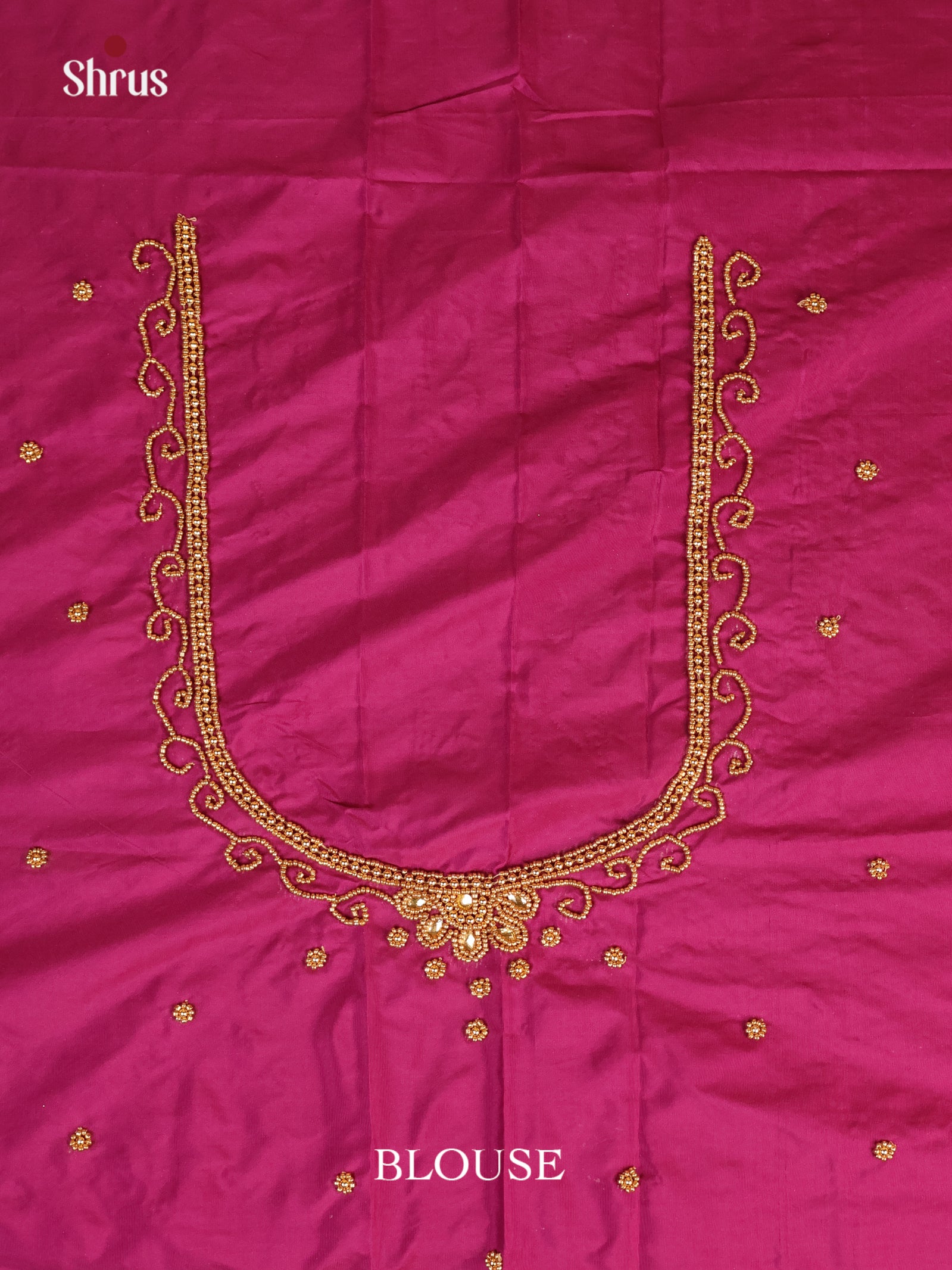 Purple - Aari Blouse - Shop on Shrus.com