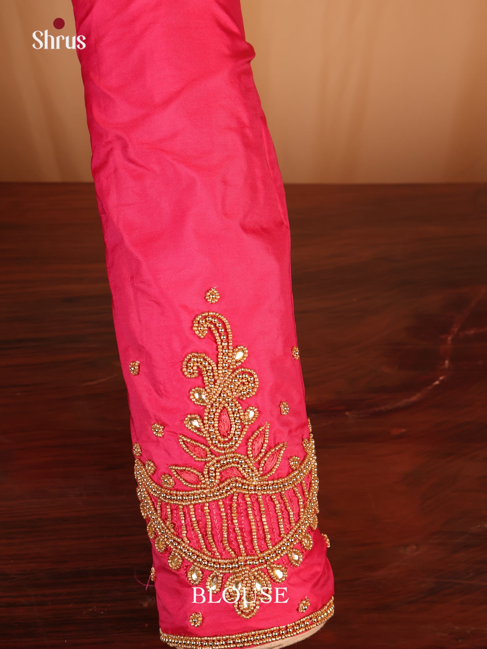 Pink- Aari Blouse - Shop on Shrus.com