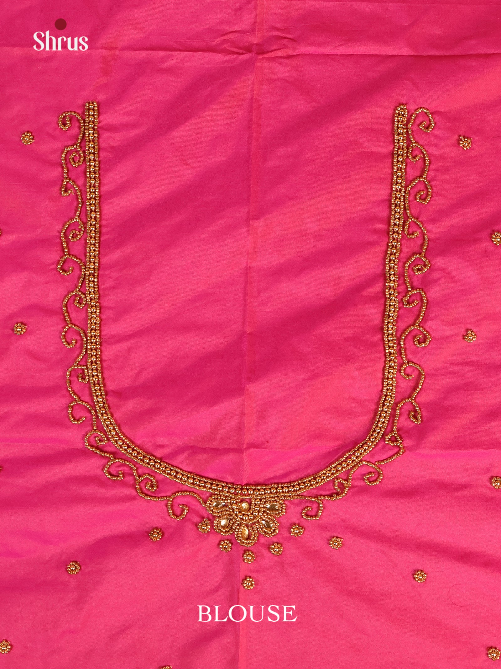 Pink- Aari Blouse - Shop on Shrus.com