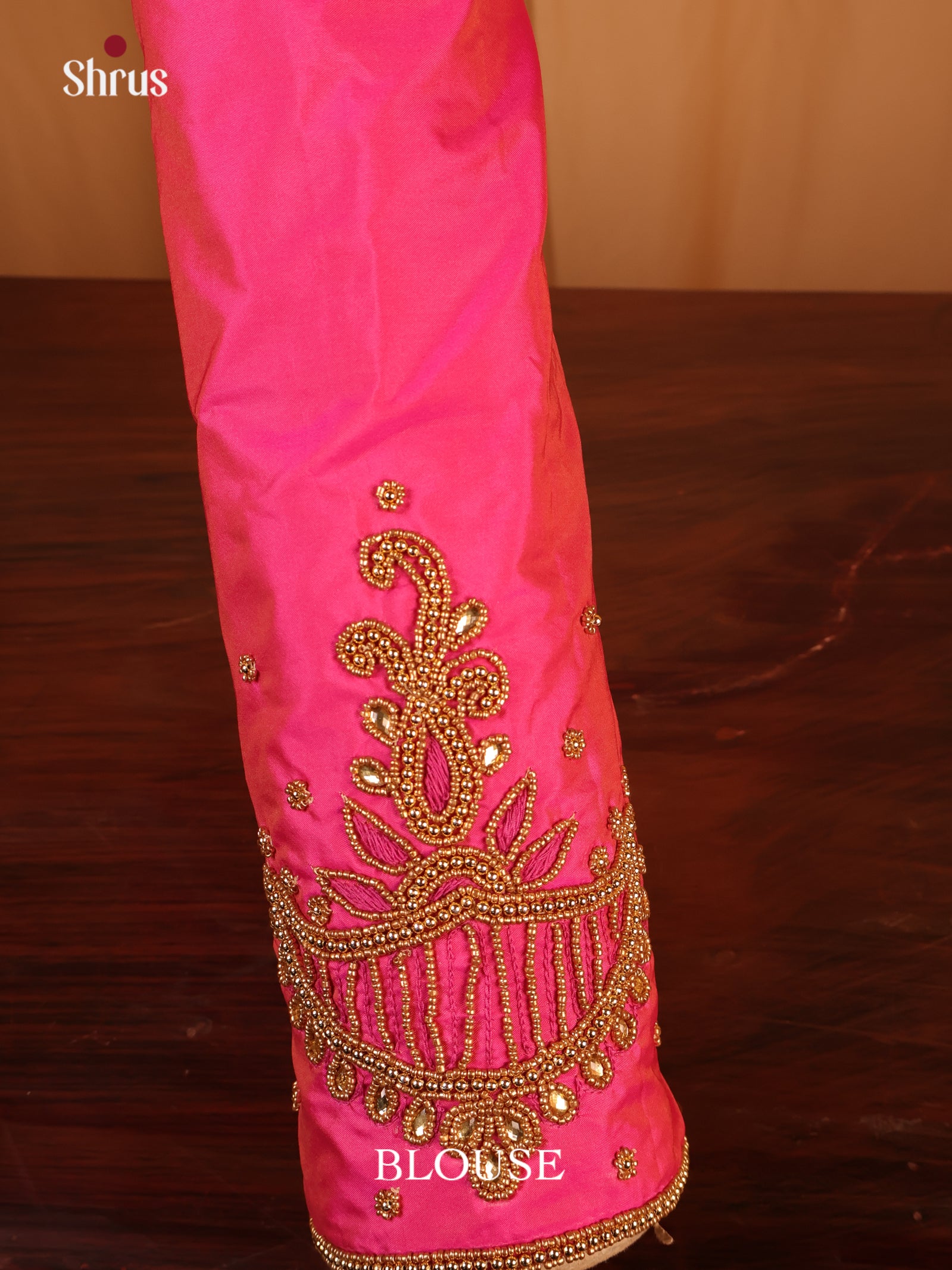 Pink- Aari Blouse - Shop on Shrus.com