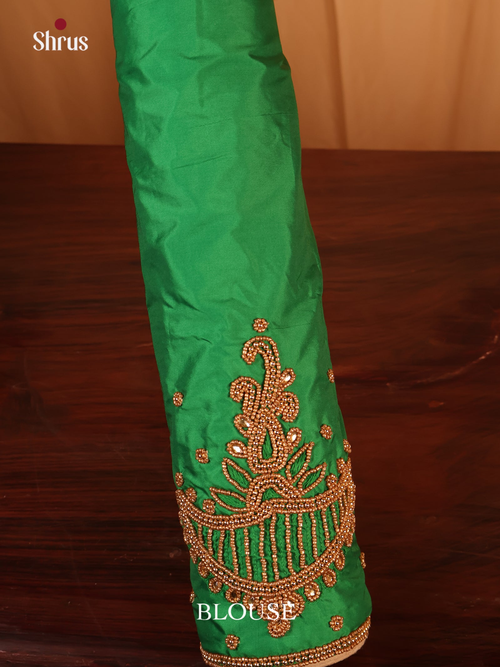 Green- Aari Blouse - Shop on Shrus.com