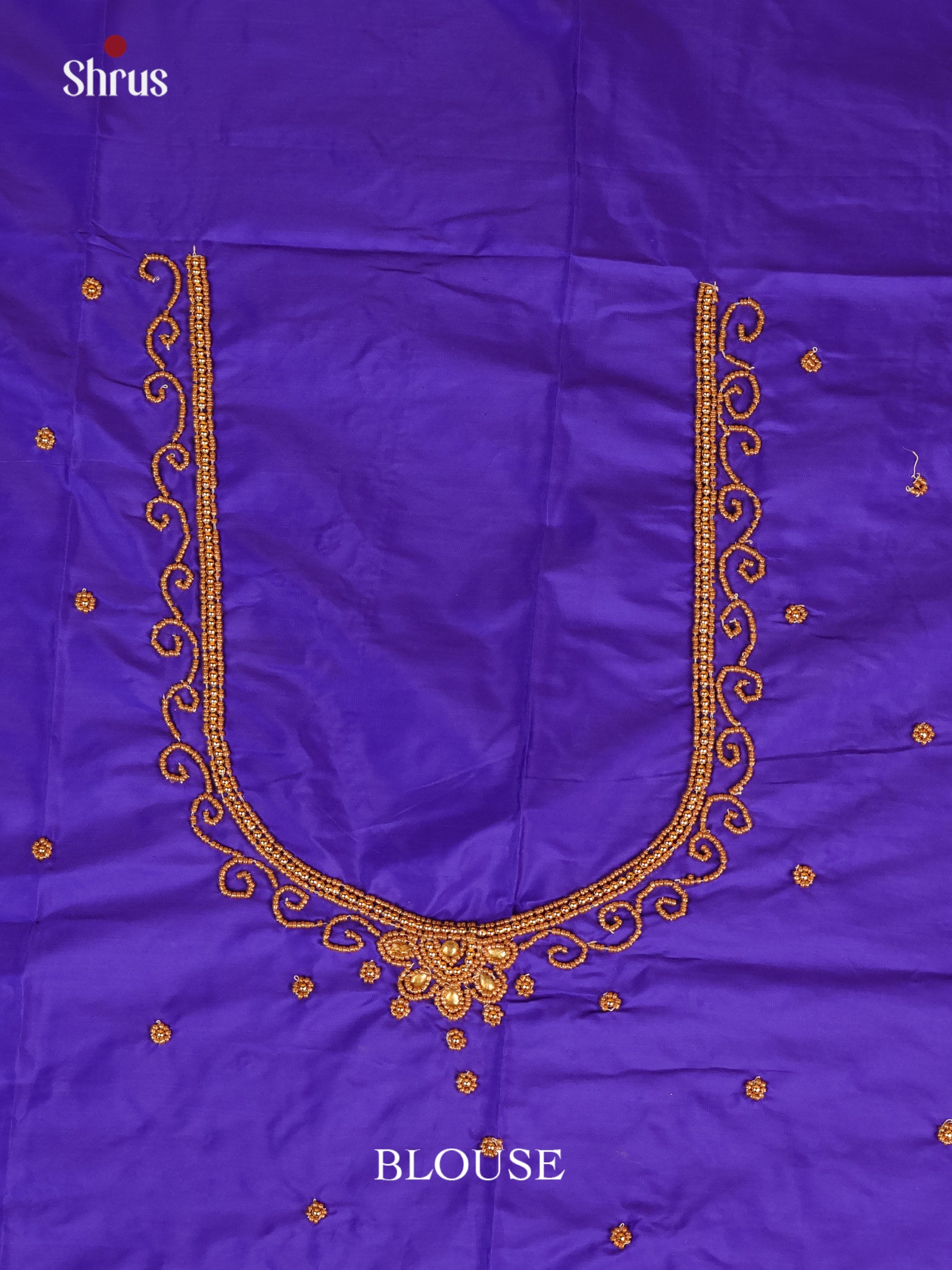 Purple - Aari Blouse - Shop on Shrus.com