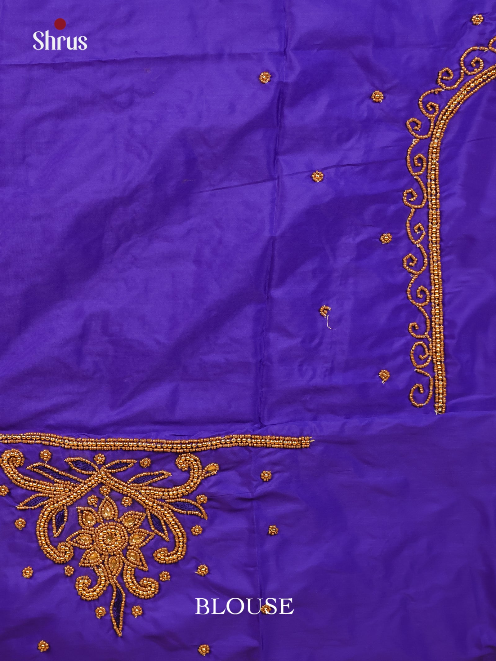 Purple - Aari Blouse - Shop on Shrus.com