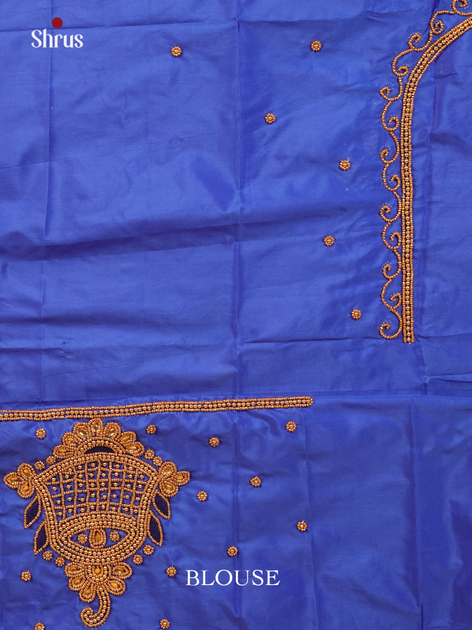 Blue - Aari Blouse - Shop on Shrus.com