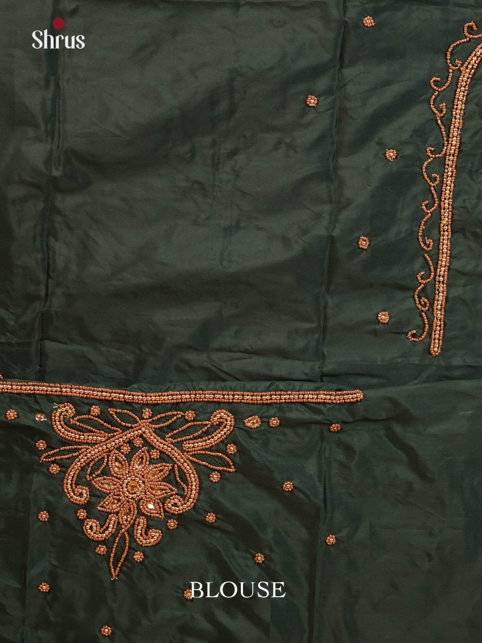 Green - Aari Blouse - Shop on Shrus.com
