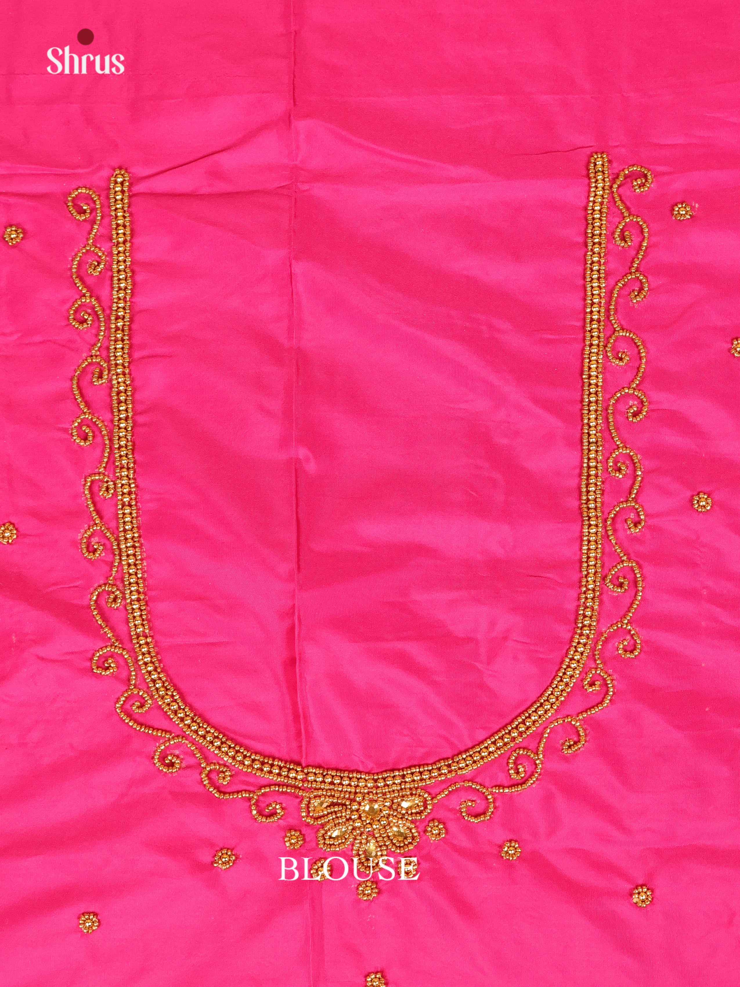 Pink - Aari Blouse - Shop on Shrus.com