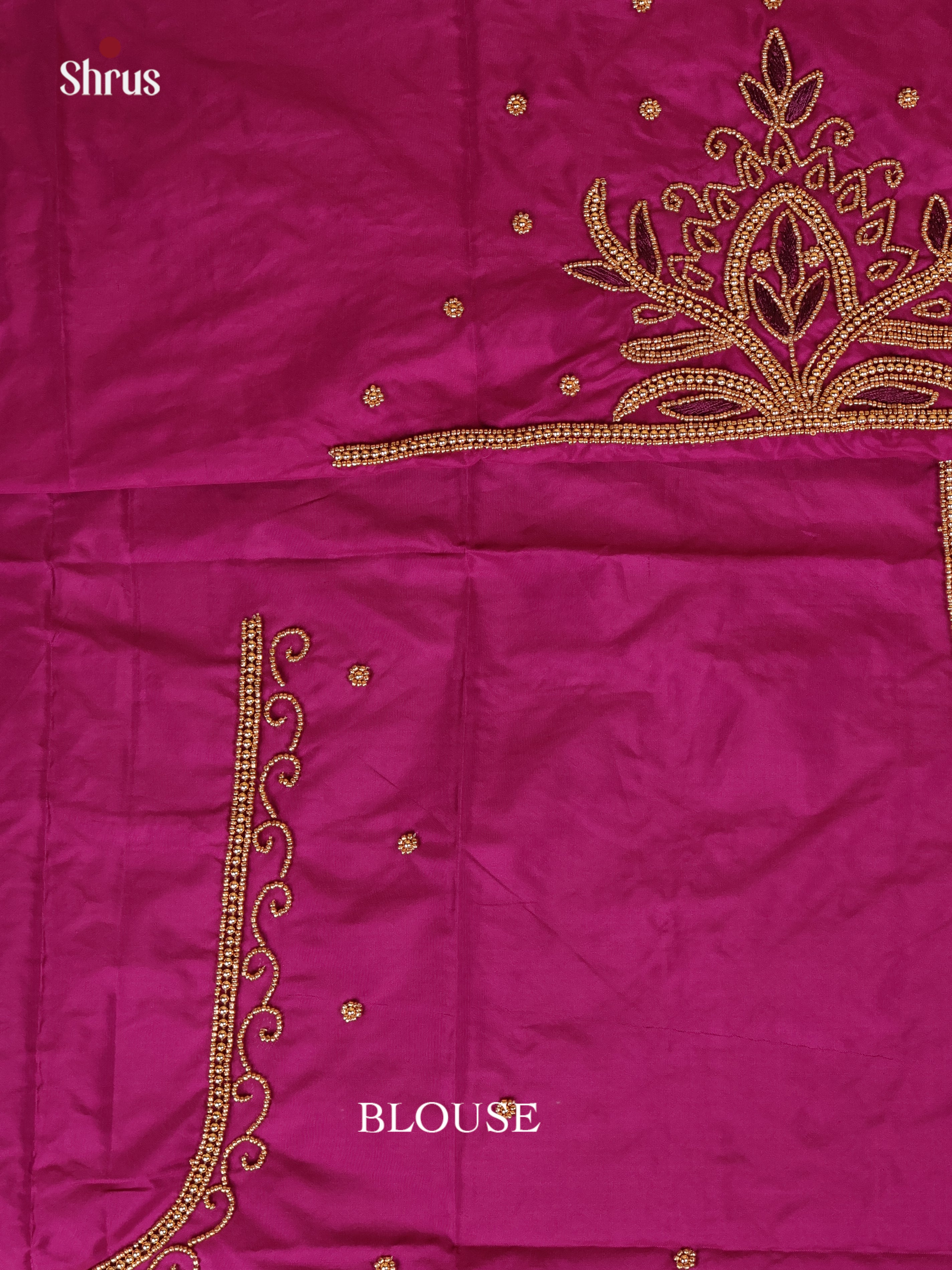 Purple - Aari Blouse - Shop on Shrus.com