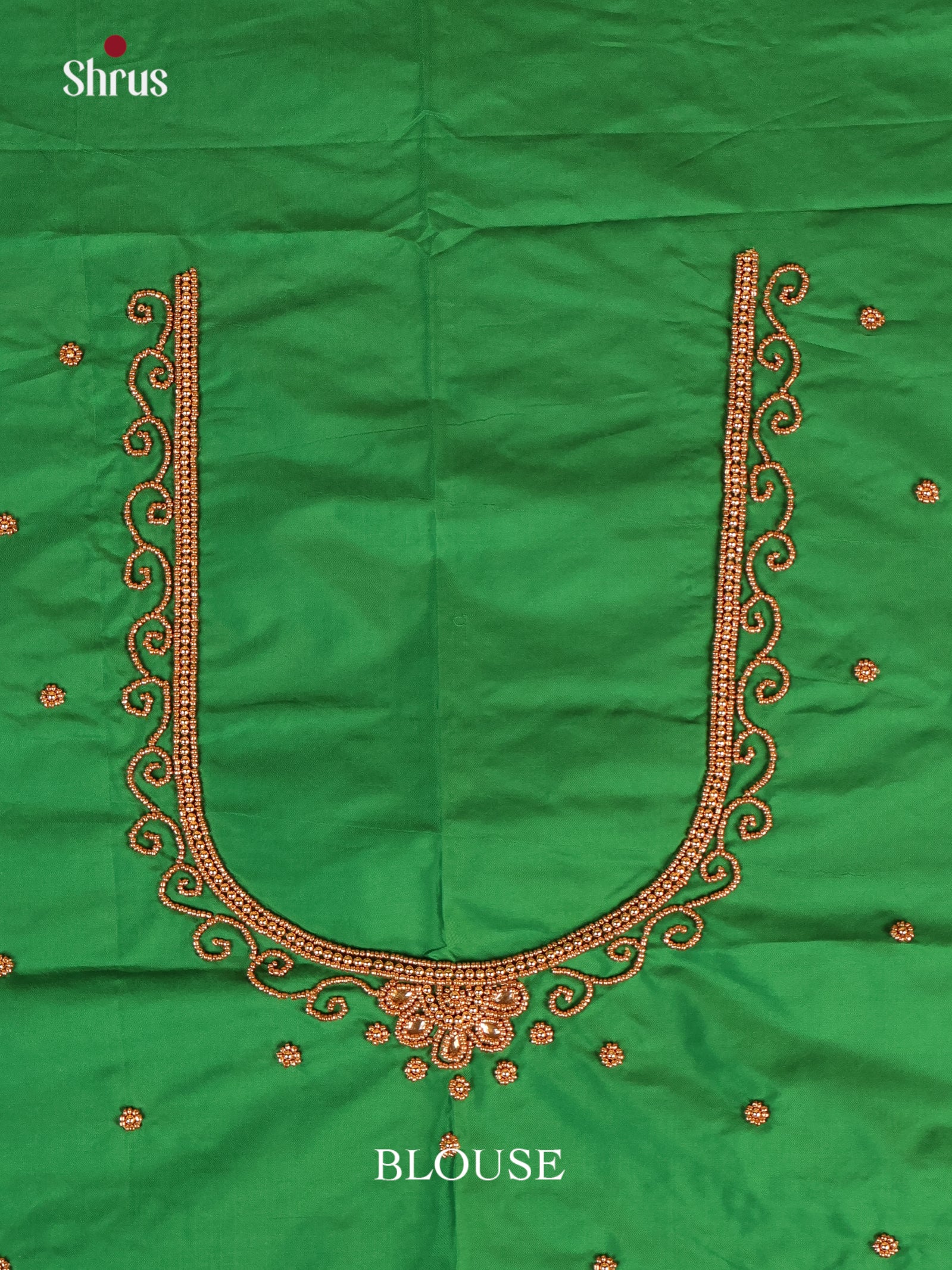 Green - Aari Blouse - Shop on Shrus.com