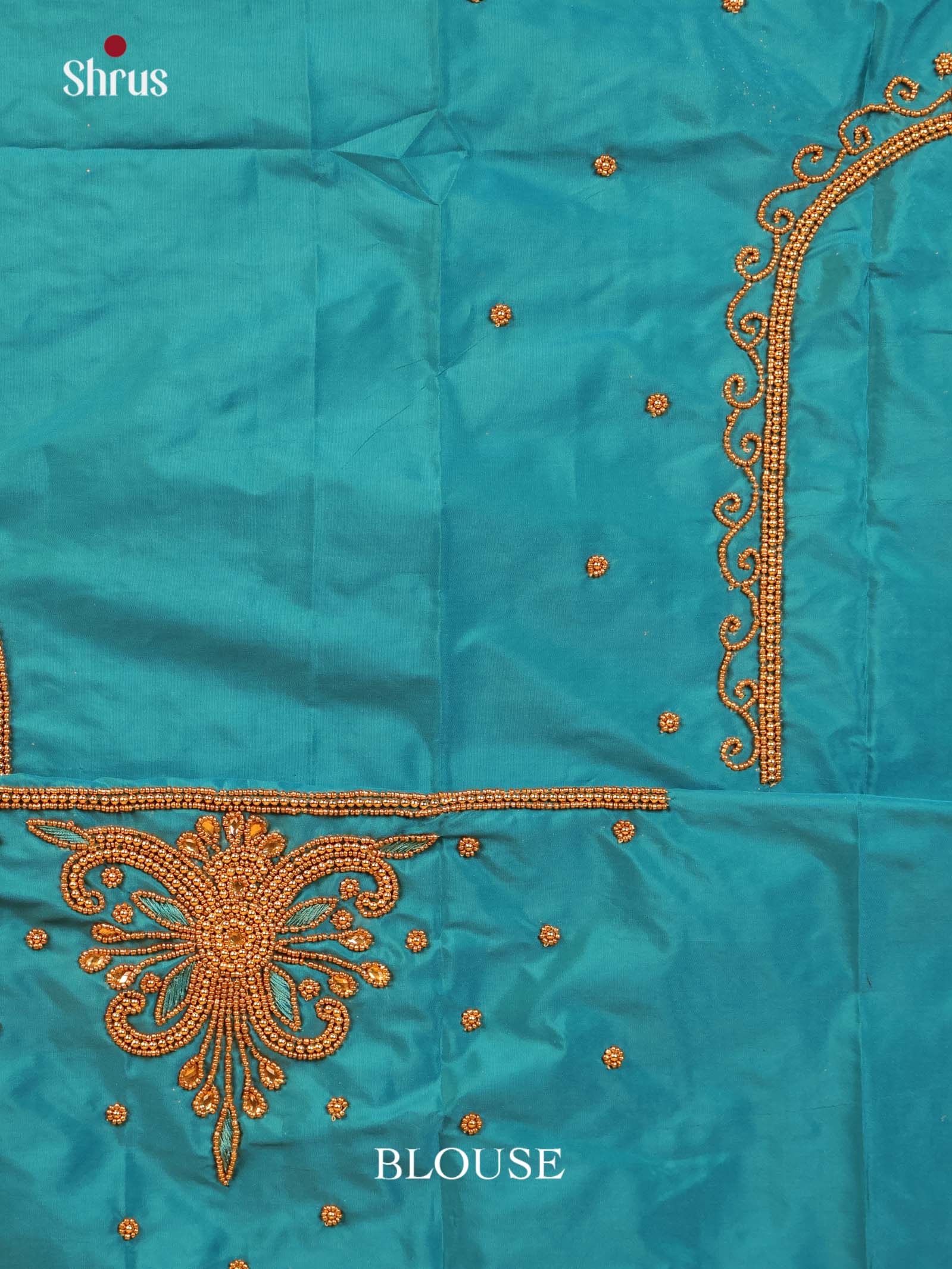 Teal - Aari Blouse - Shop on Shrus.com