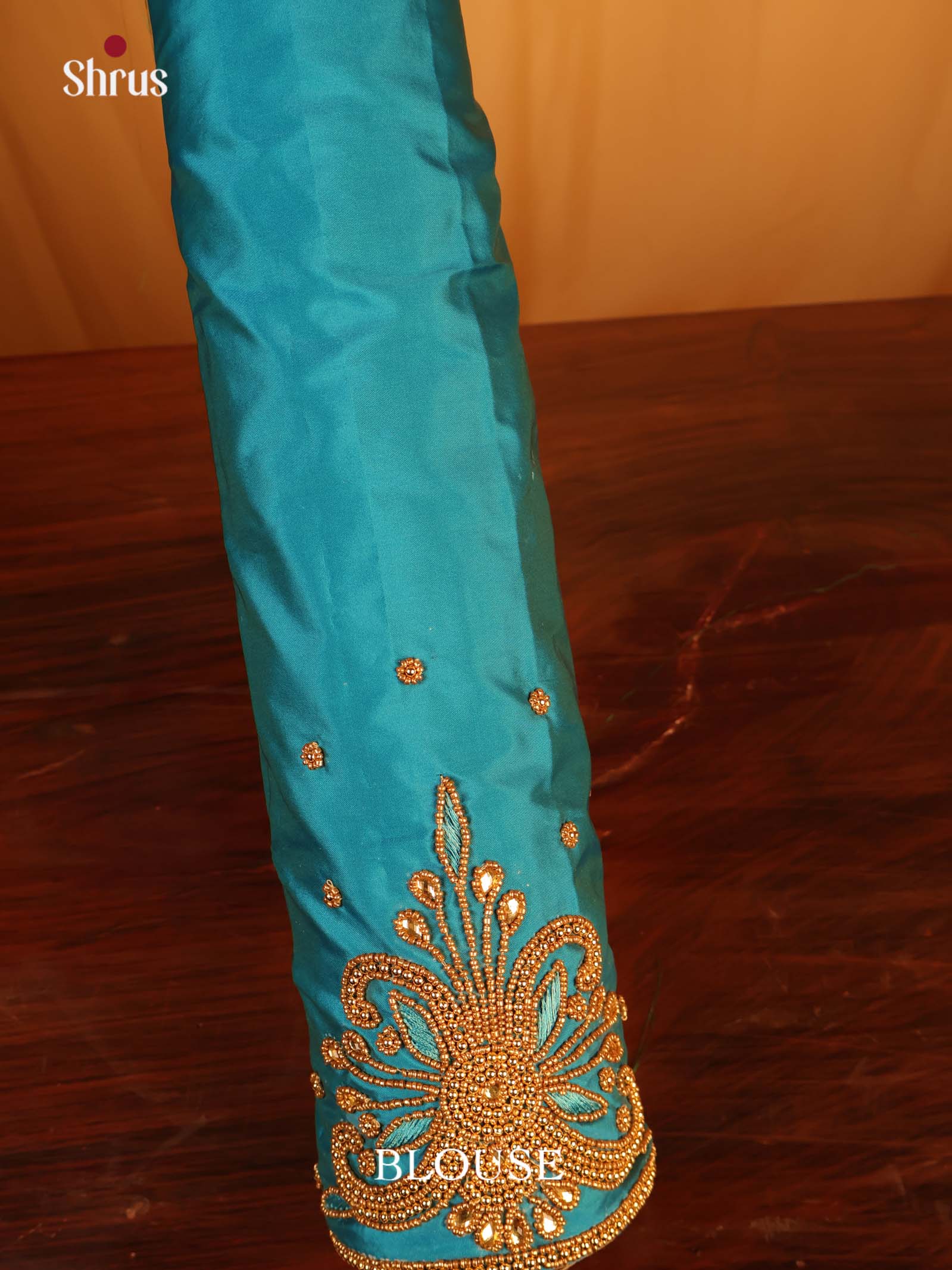 Teal - Aari Blouse - Shop on Shrus.com