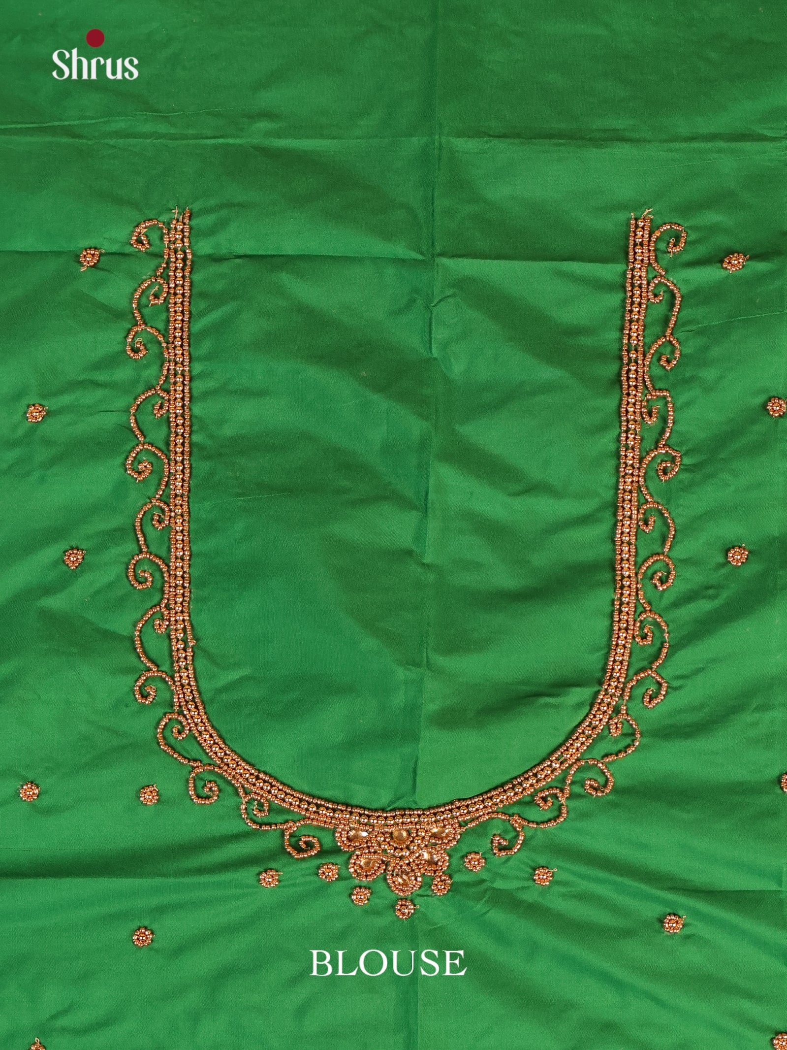 Green - Aari Blouse - Shop on Shrus.com