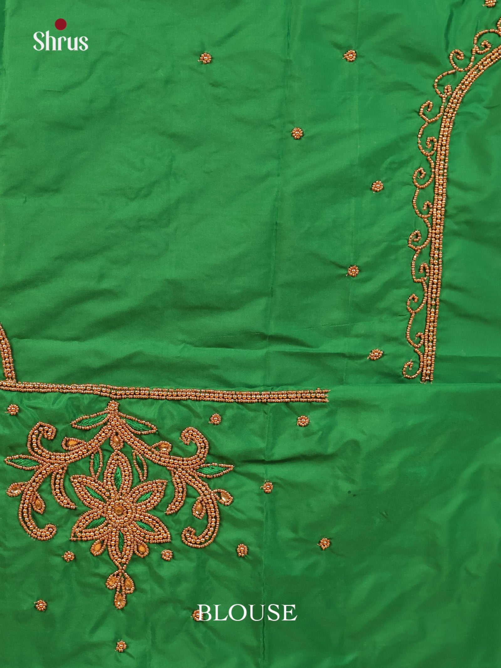 Green - Aari Blouse - Shop on Shrus.com