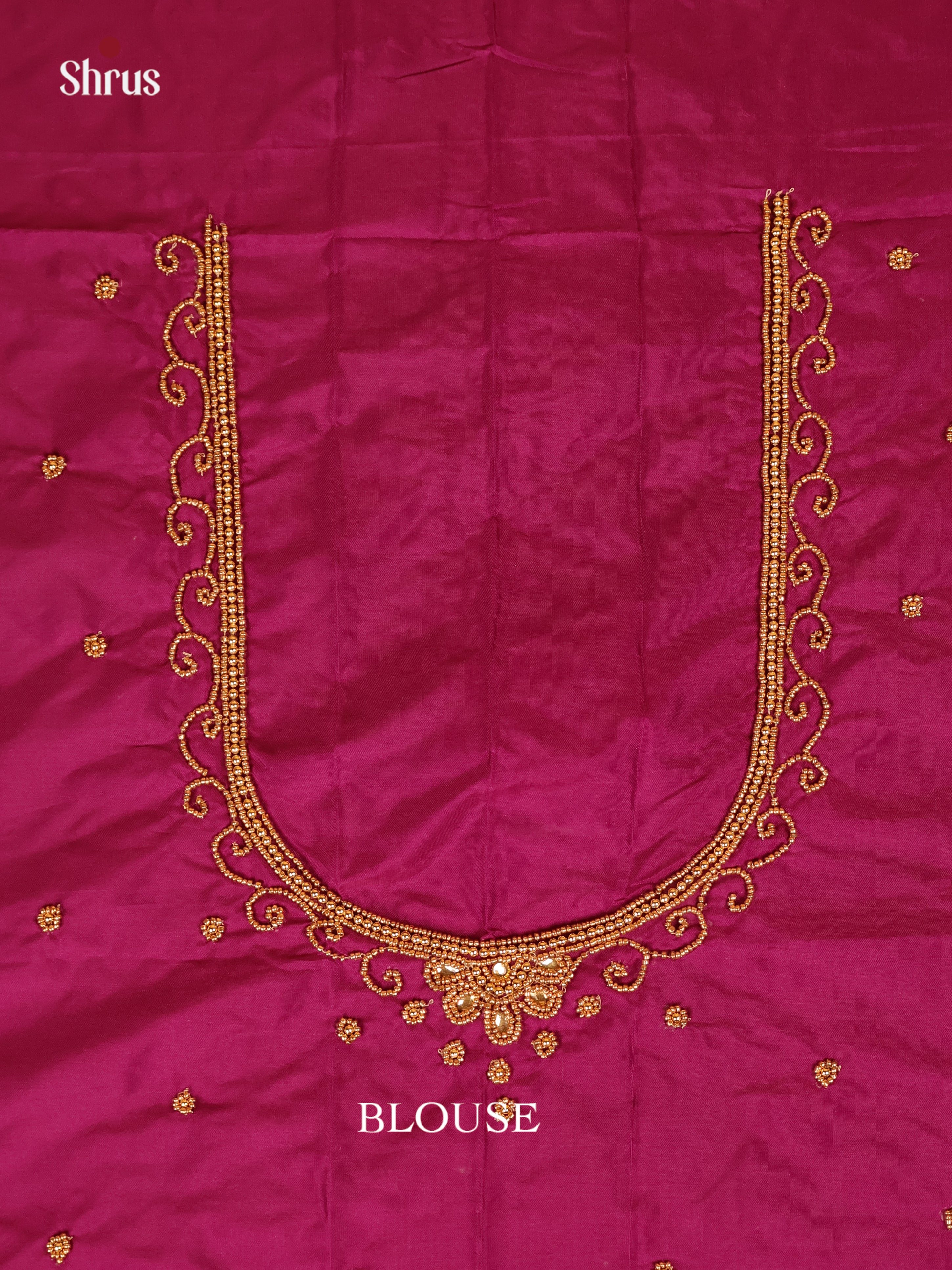 Purple - Aari Blouse - Shop on Shrus.com