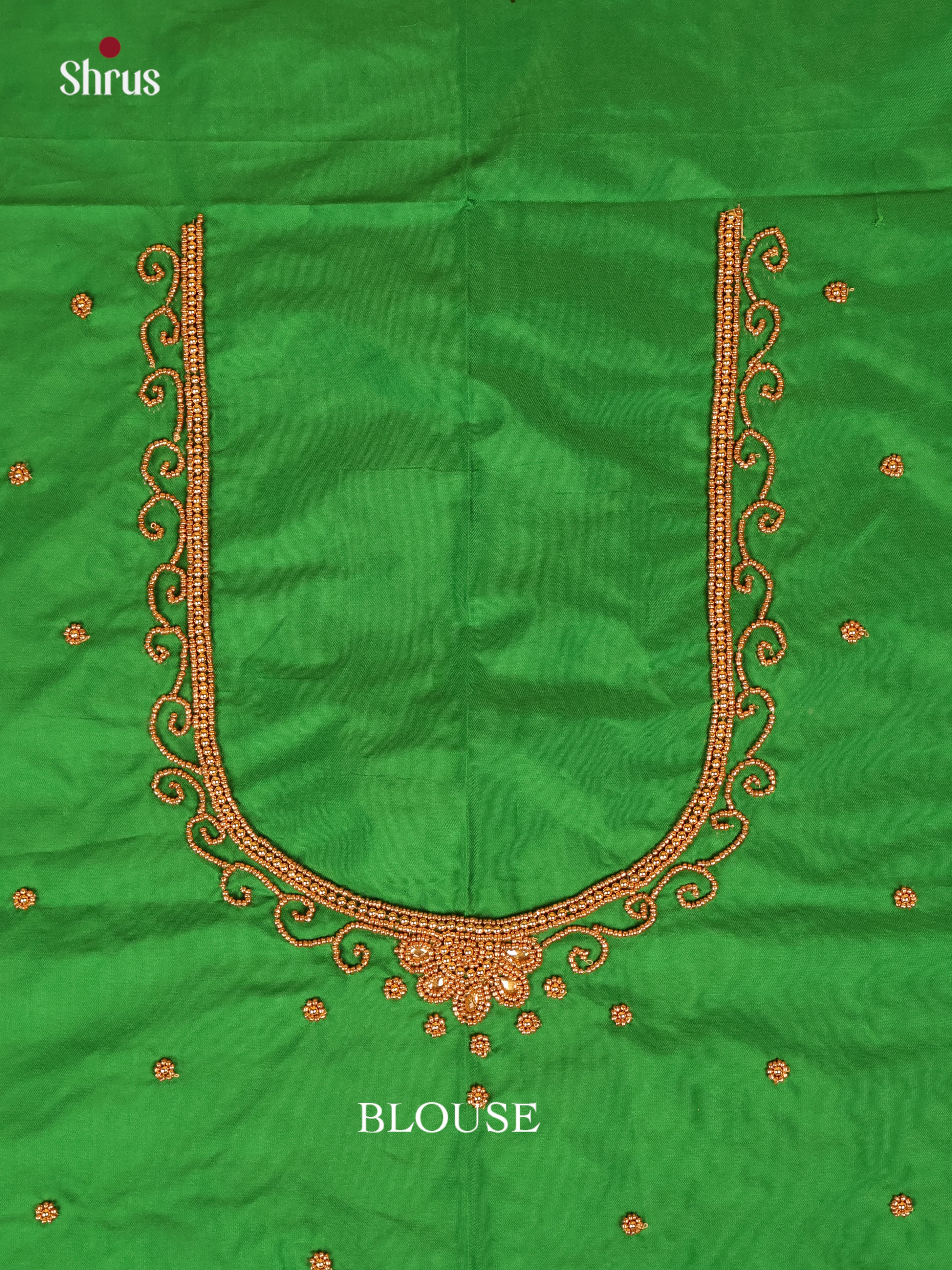 Lite Green - Aari Blouse - Shop on Shrus.com