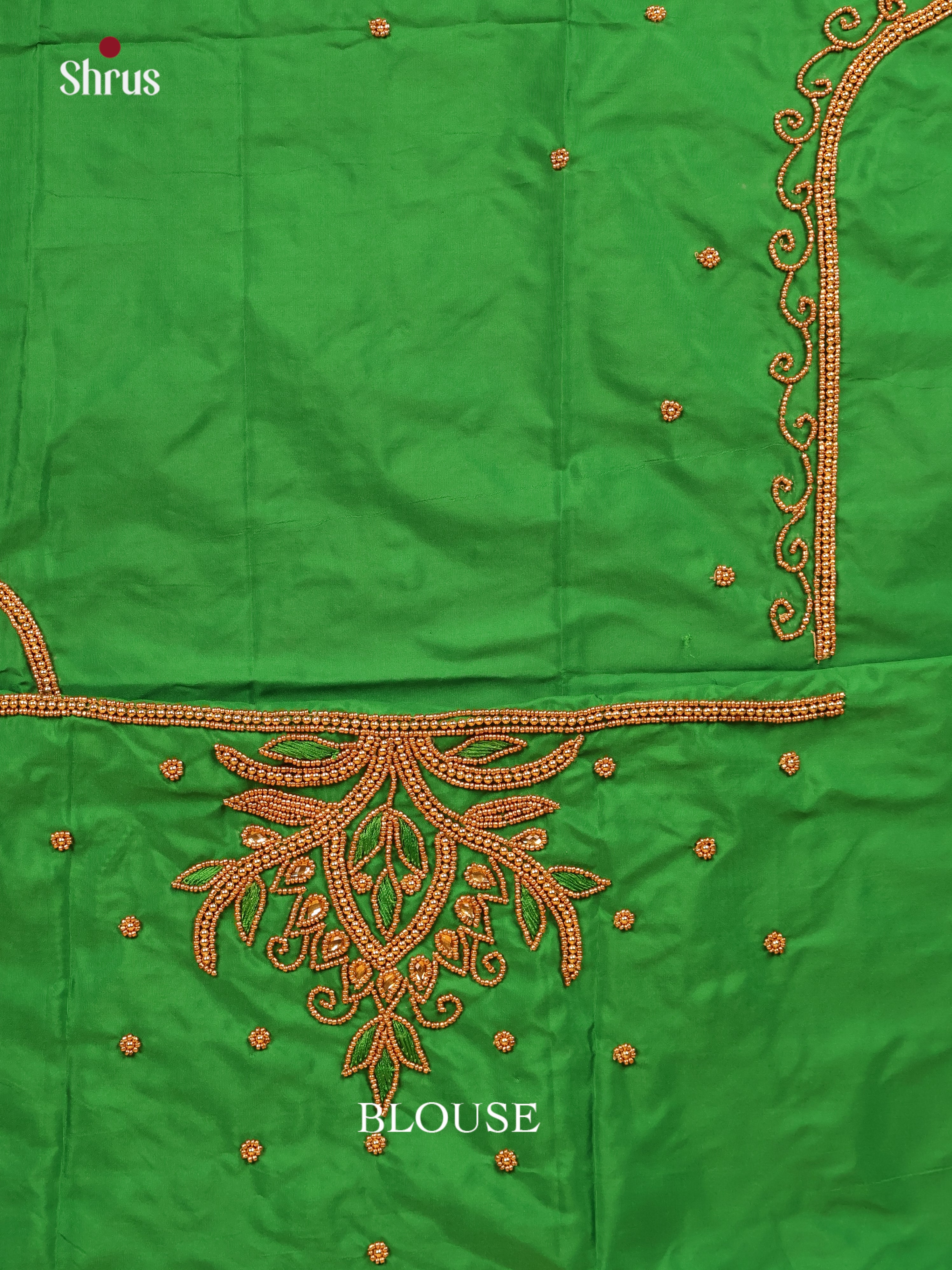 Lite Green - Aari Blouse - Shop on Shrus.com