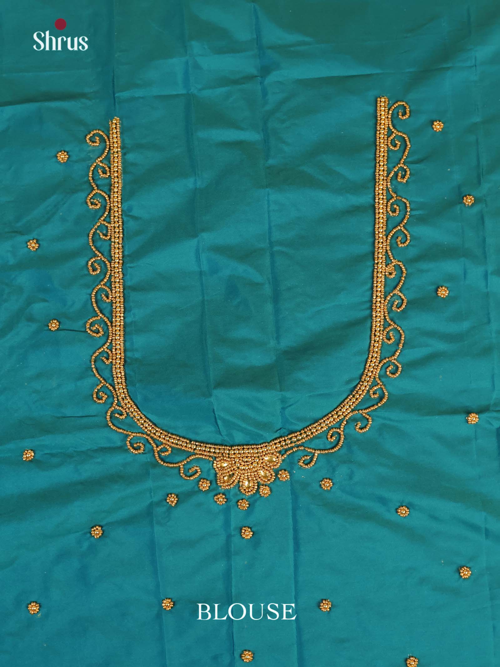 Blue - Aari Blouse - Shop on Shrus.com