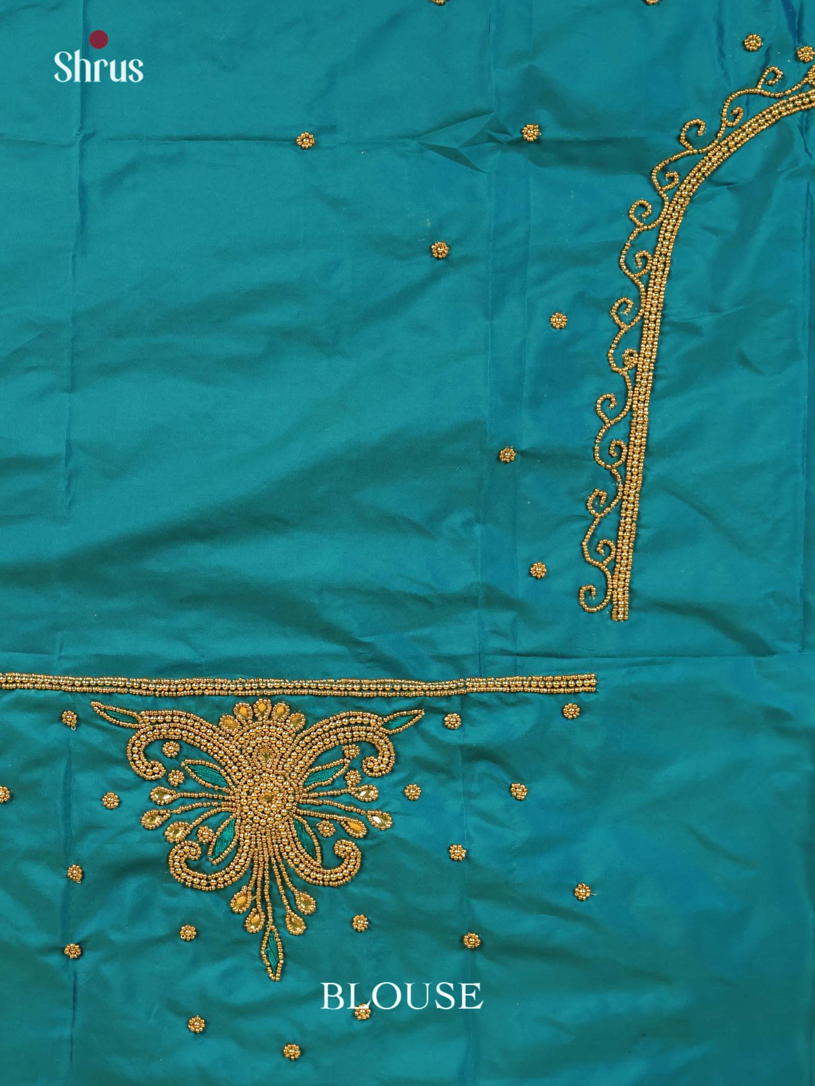 Blue - Aari Blouse - Shop on Shrus.com