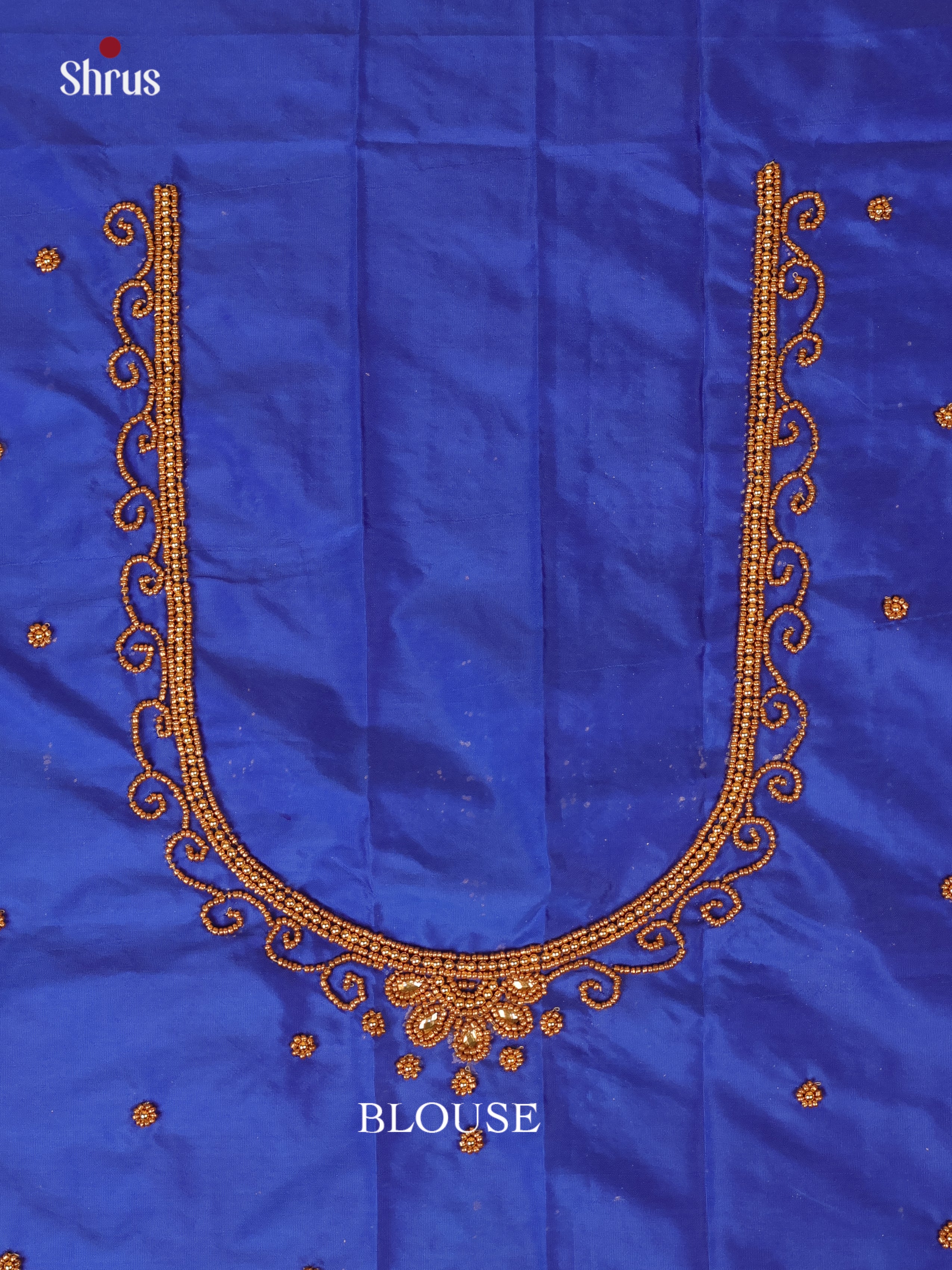 Blue - Aari Blouse - Shop on Shrus.com