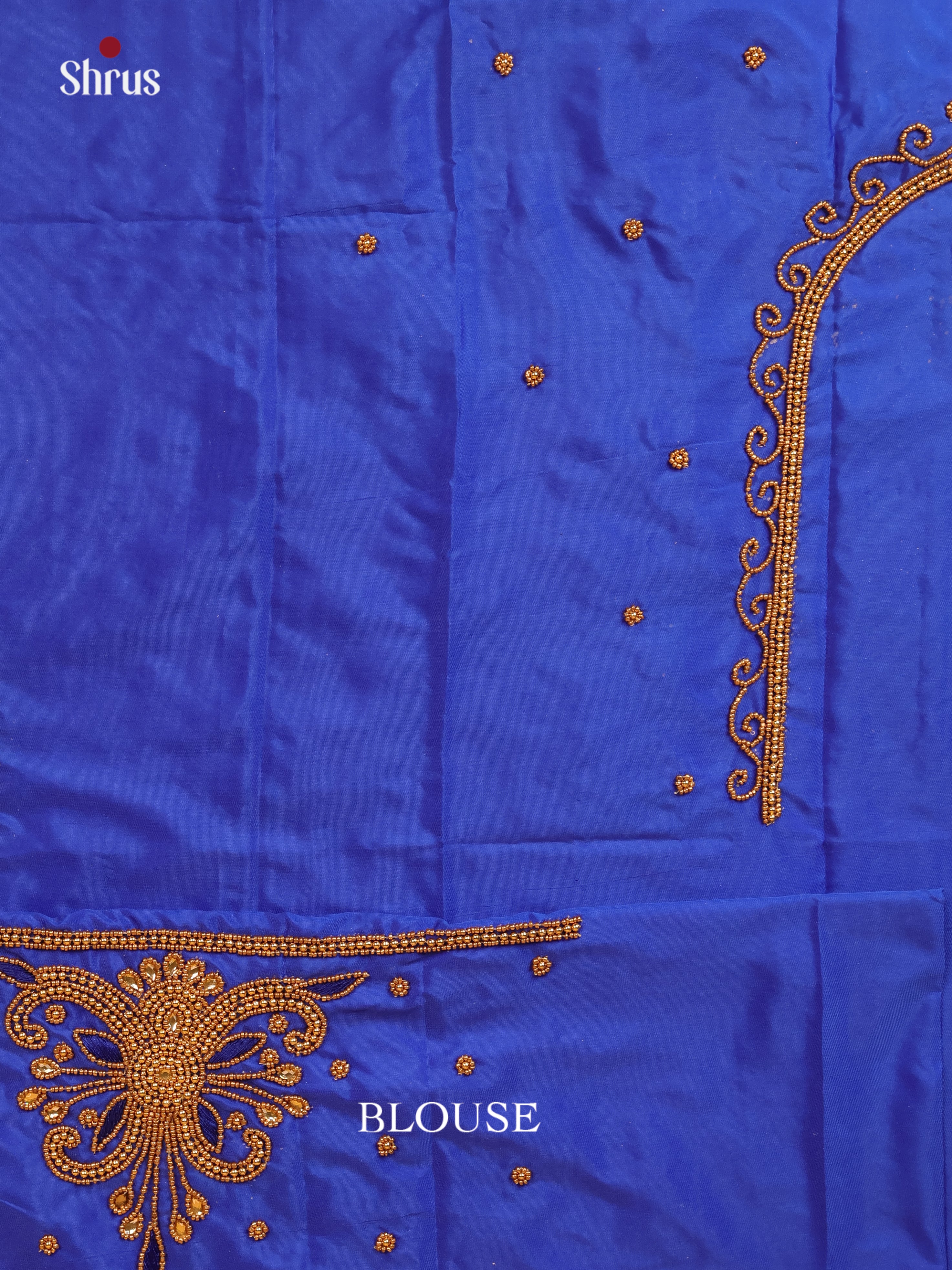 Blue - Aari Blouse - Shop on Shrus.com