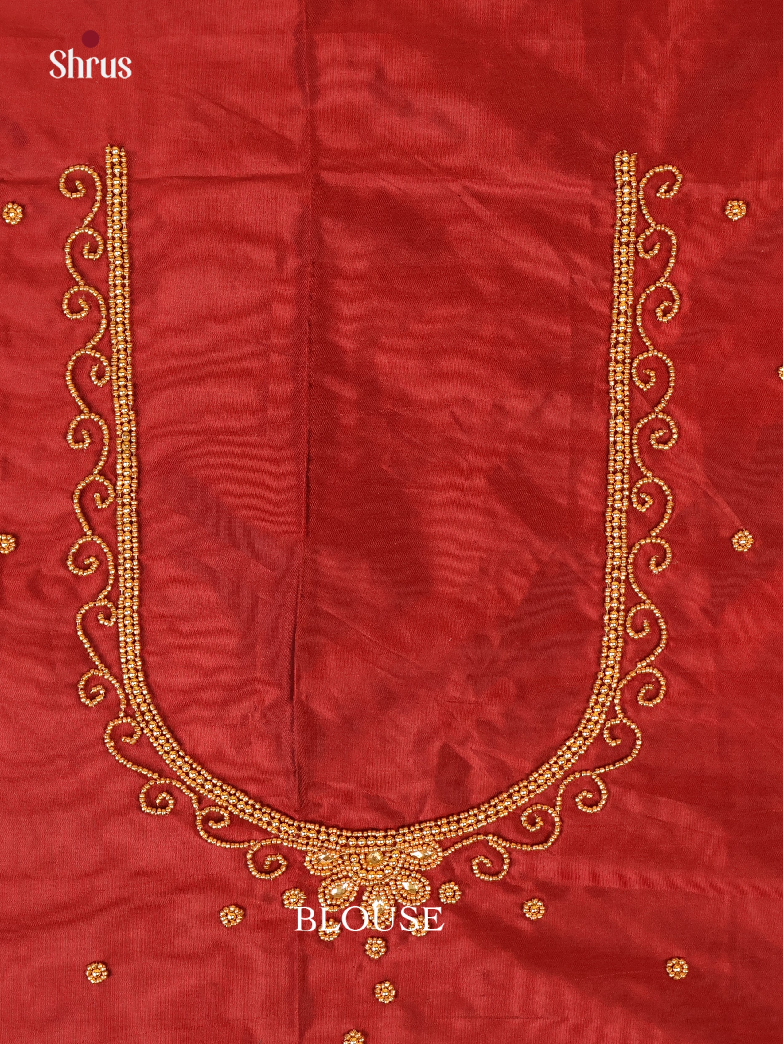 Brown - Aari Blouse - Shop on Shrus.com