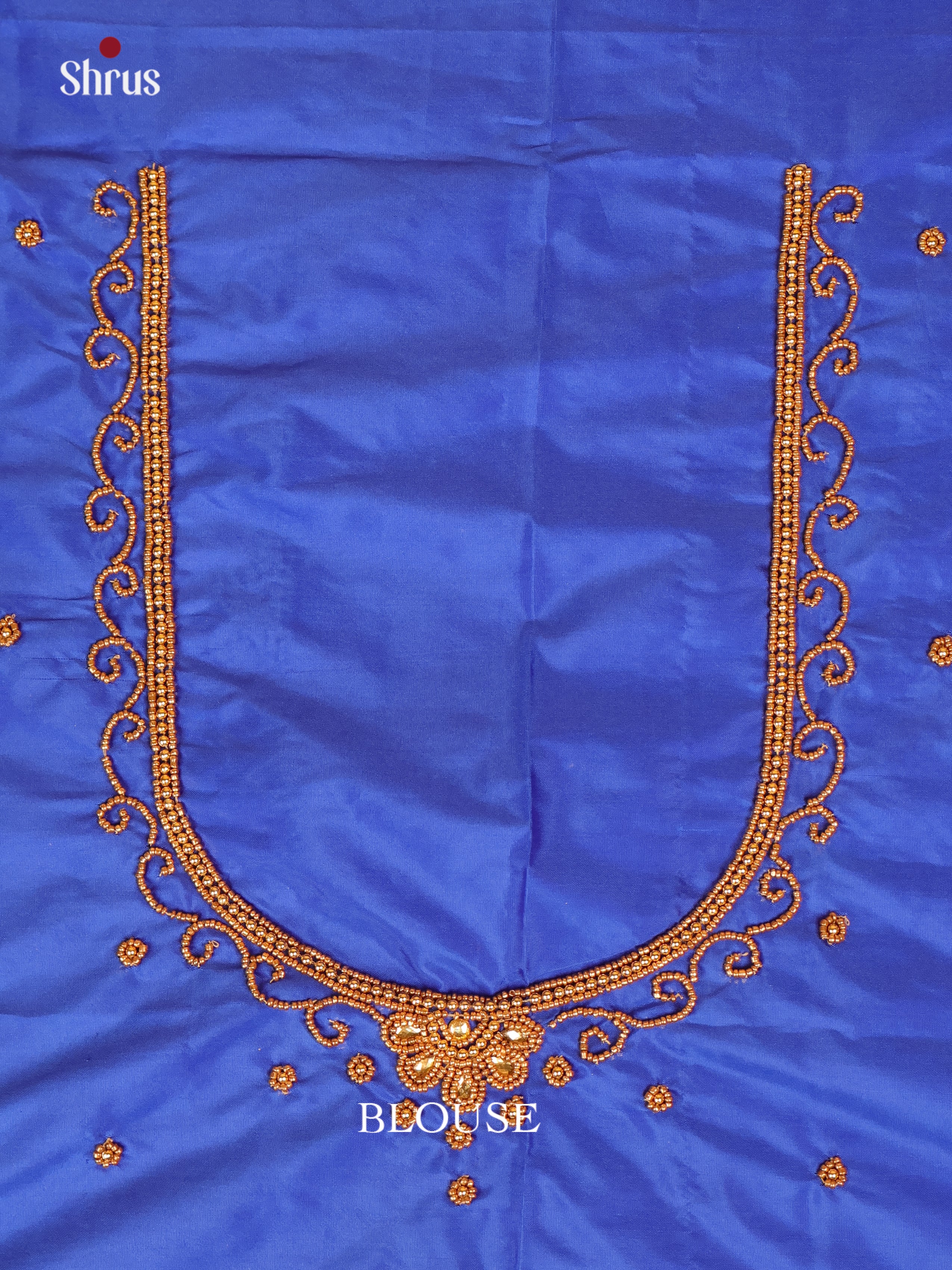 Blue - Aari Blouse - Shop on Shrus.com