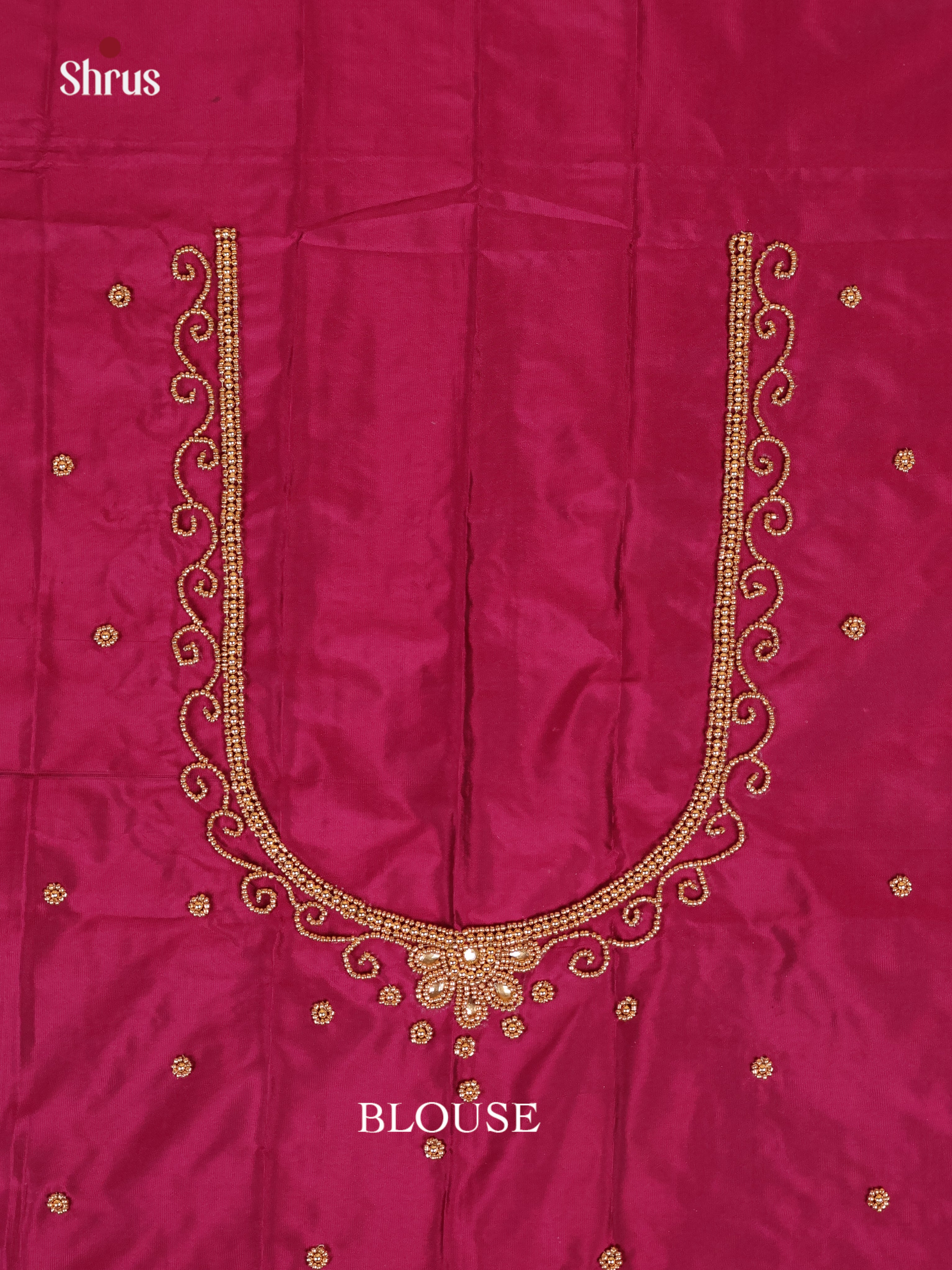 Purple - Aari Blouse - Shop on Shrus.com