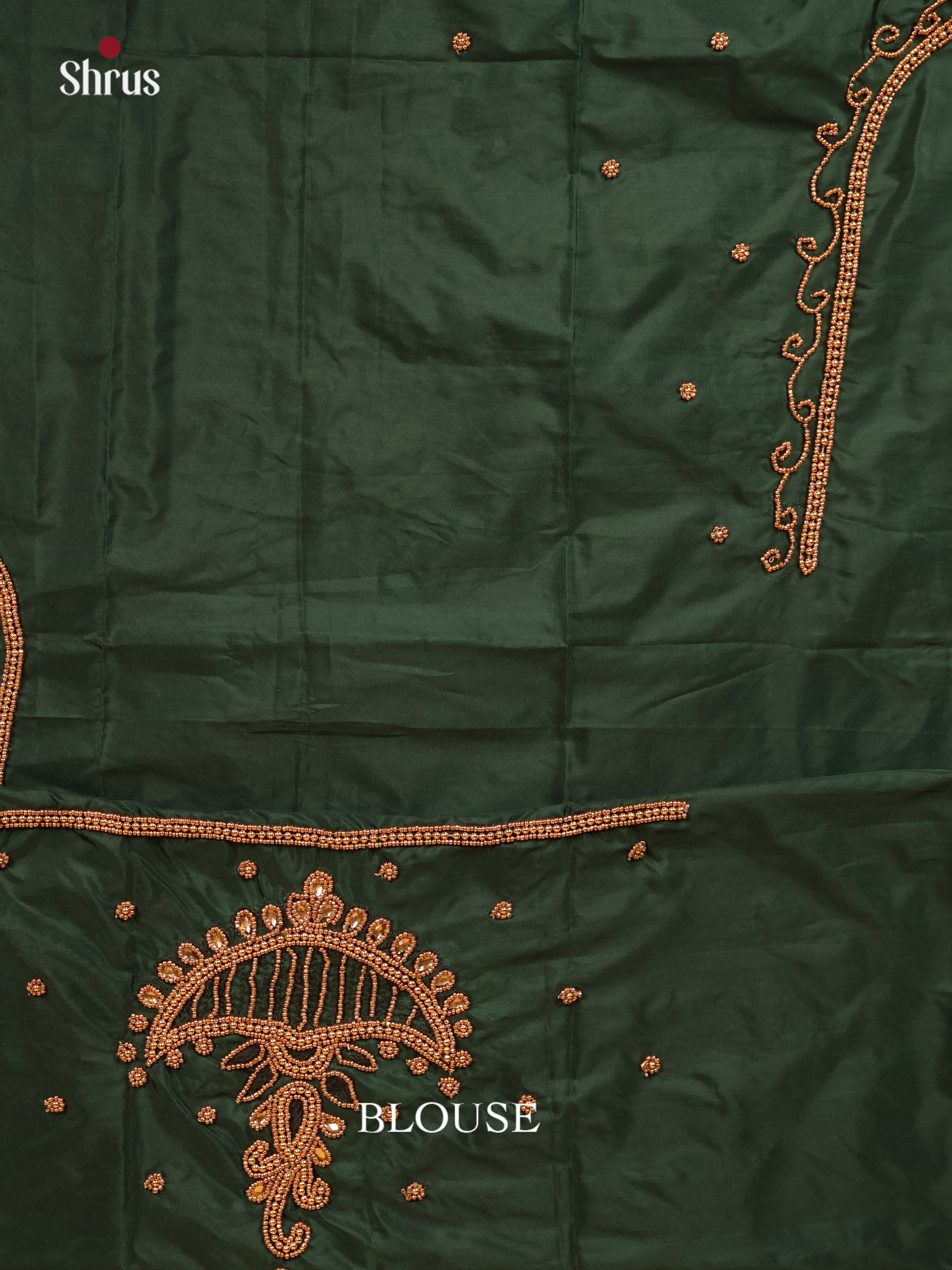 Green - Aari Blouse - Shop on Shrus.com