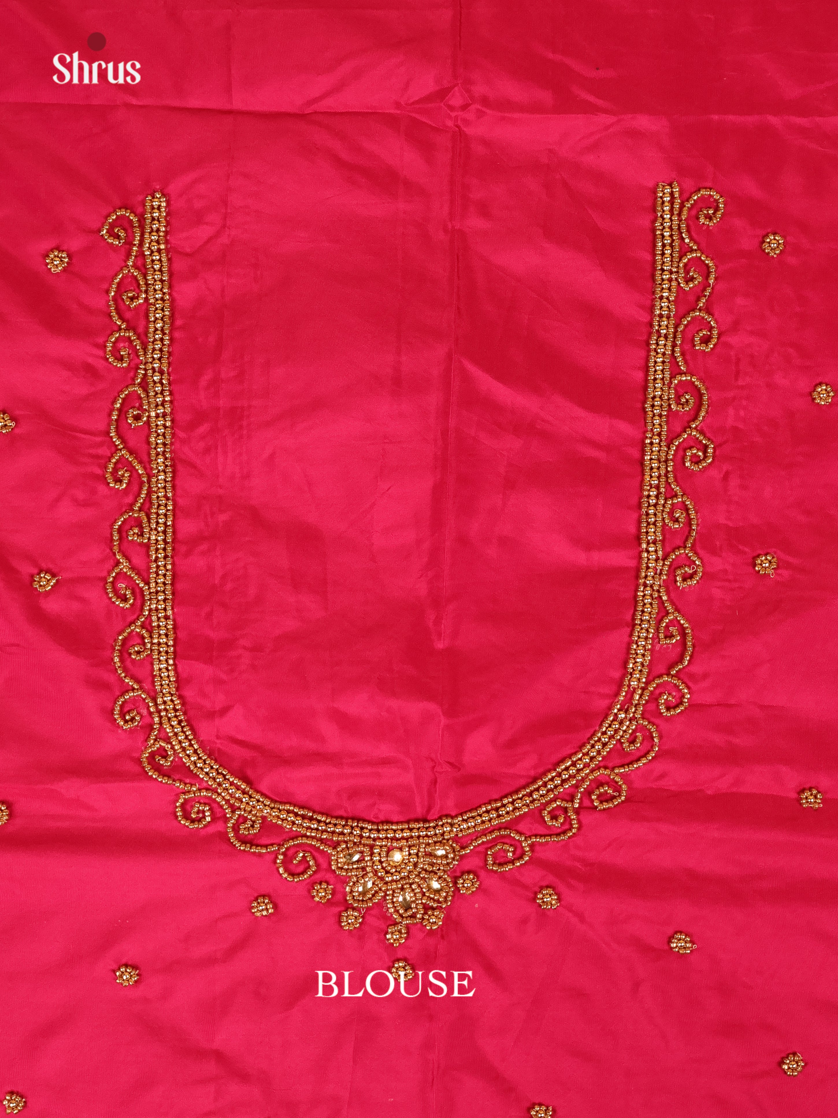 Pink - Aari Blouse - Shop on Shrus.com
