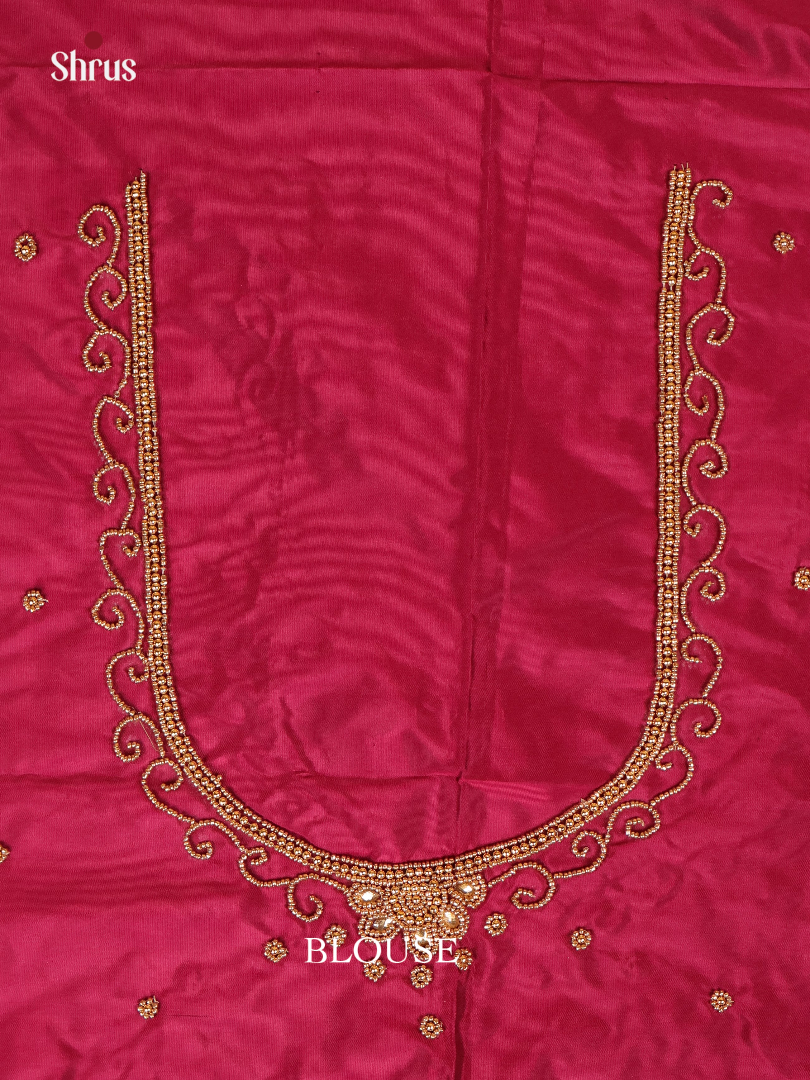 Maroon - Aari Blouse - Shop on Shrus.com