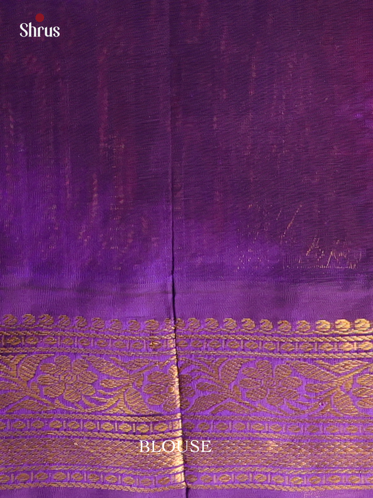 Pink & Violet- Silk Cotton Saree - Shop on Shrus.com